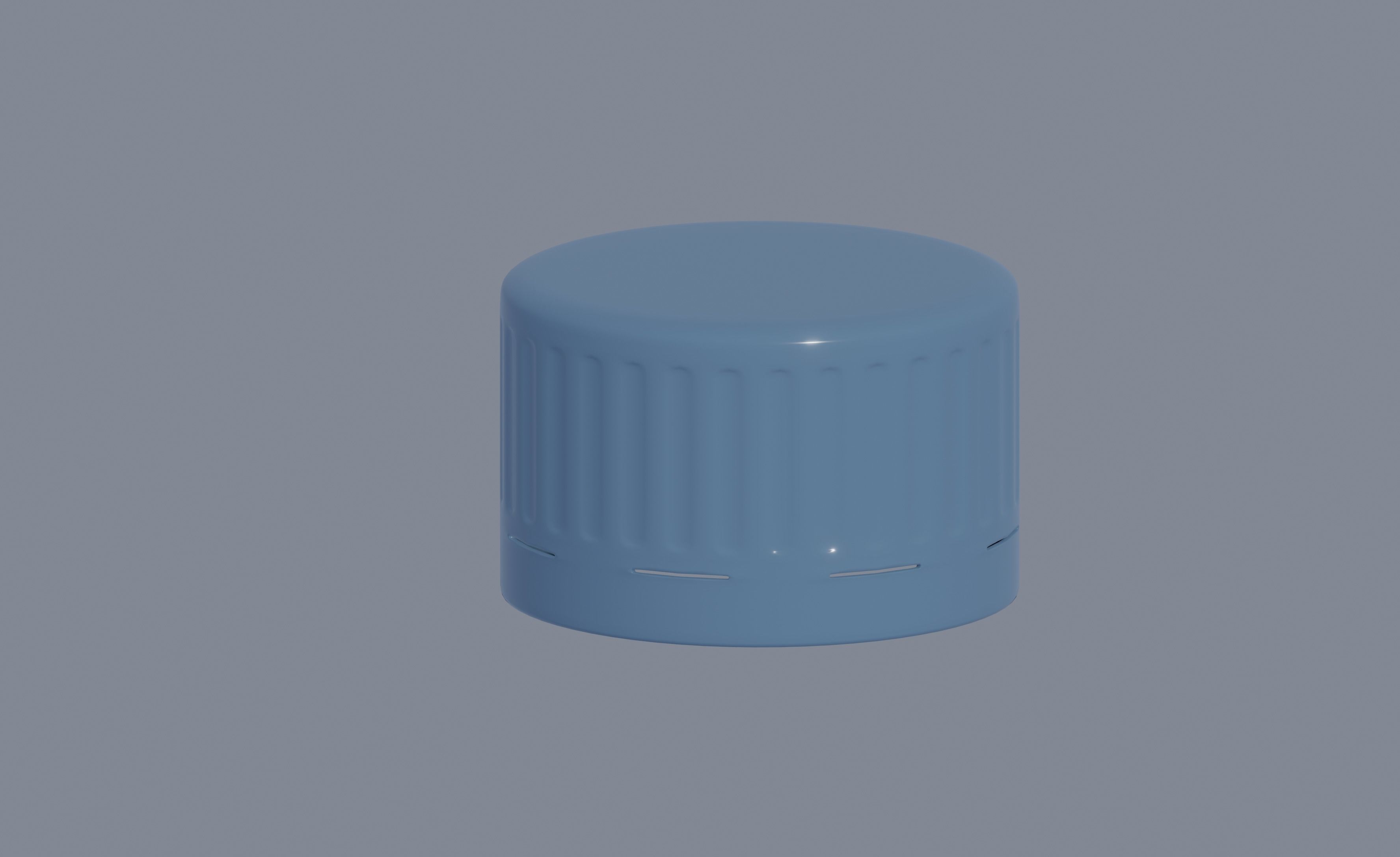 Plastic Bottle Cap 3D model_1