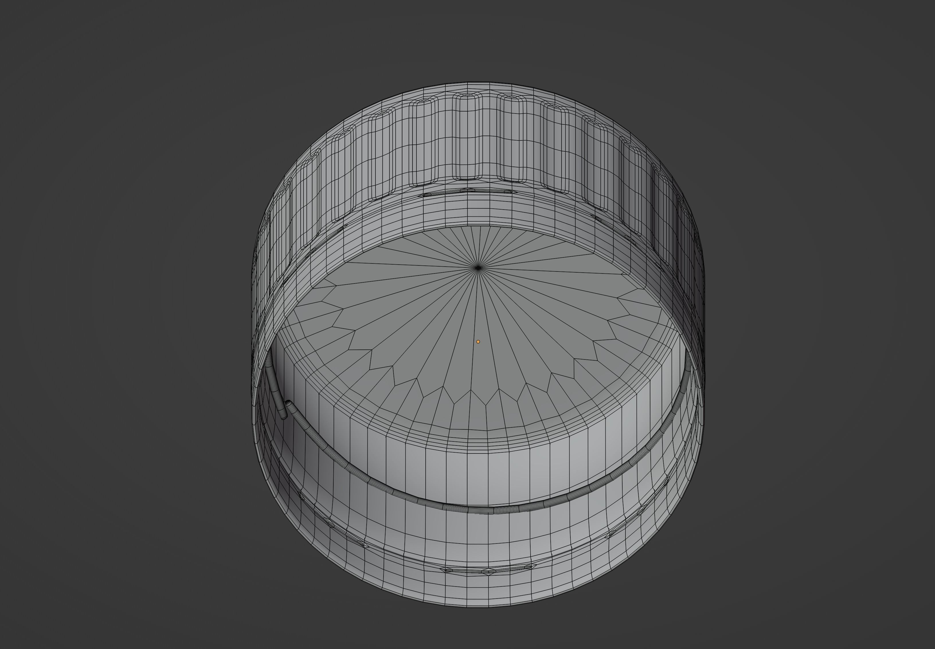 Plastic Bottle Cap 3D model_15