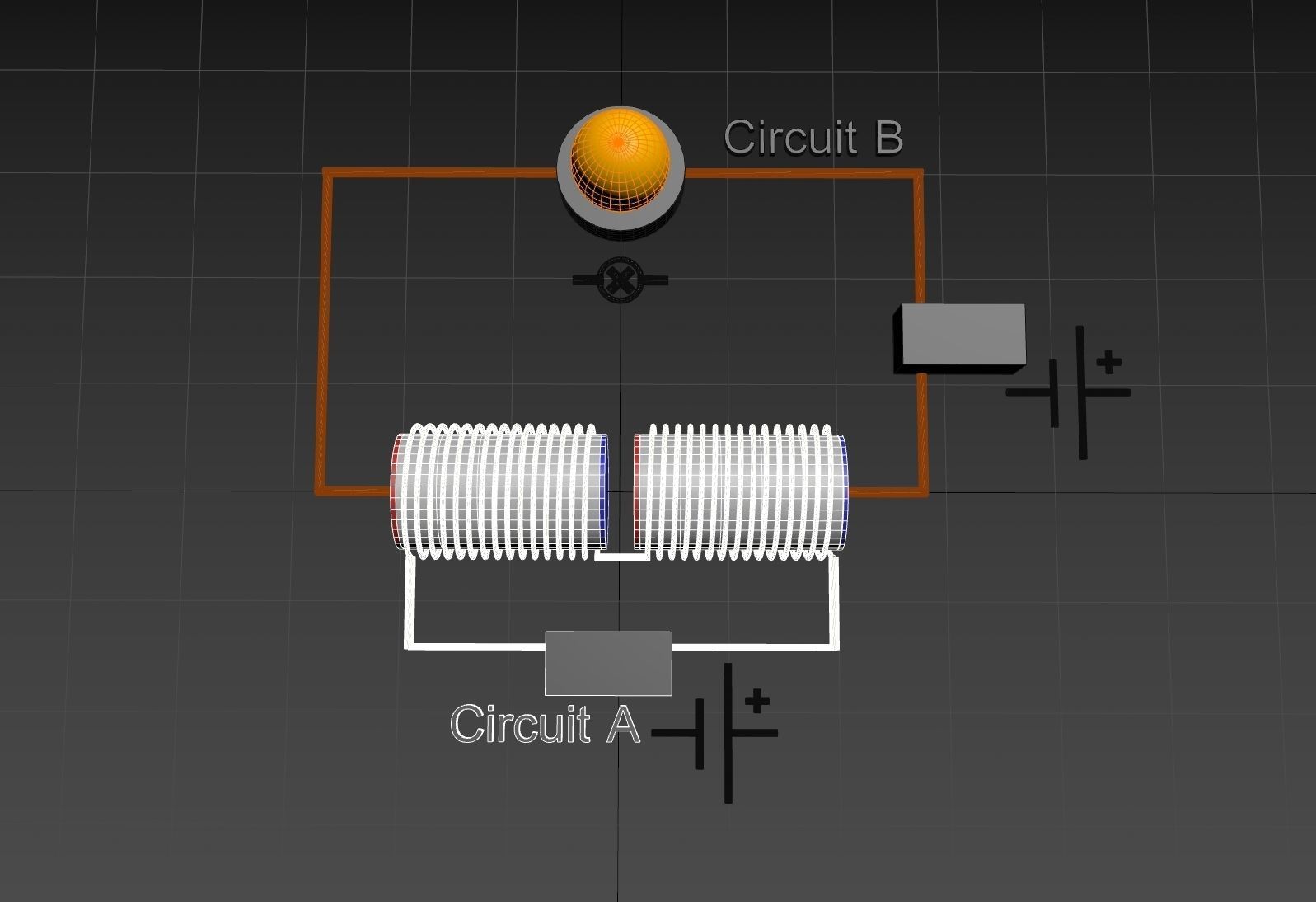 Electromagnetic Semi-Conductor Principle - Concept 3D model_8