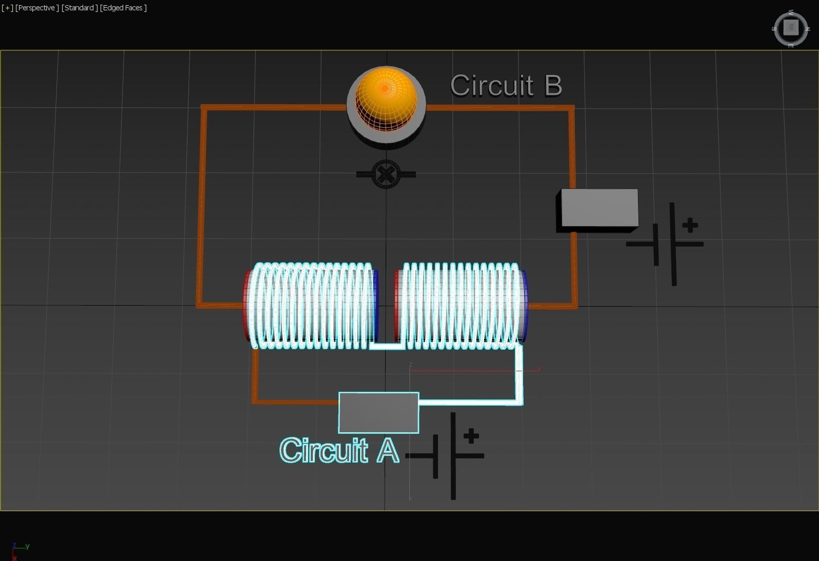 Electromagnetic Semi-Conductor Principle - Concept 3D model_6