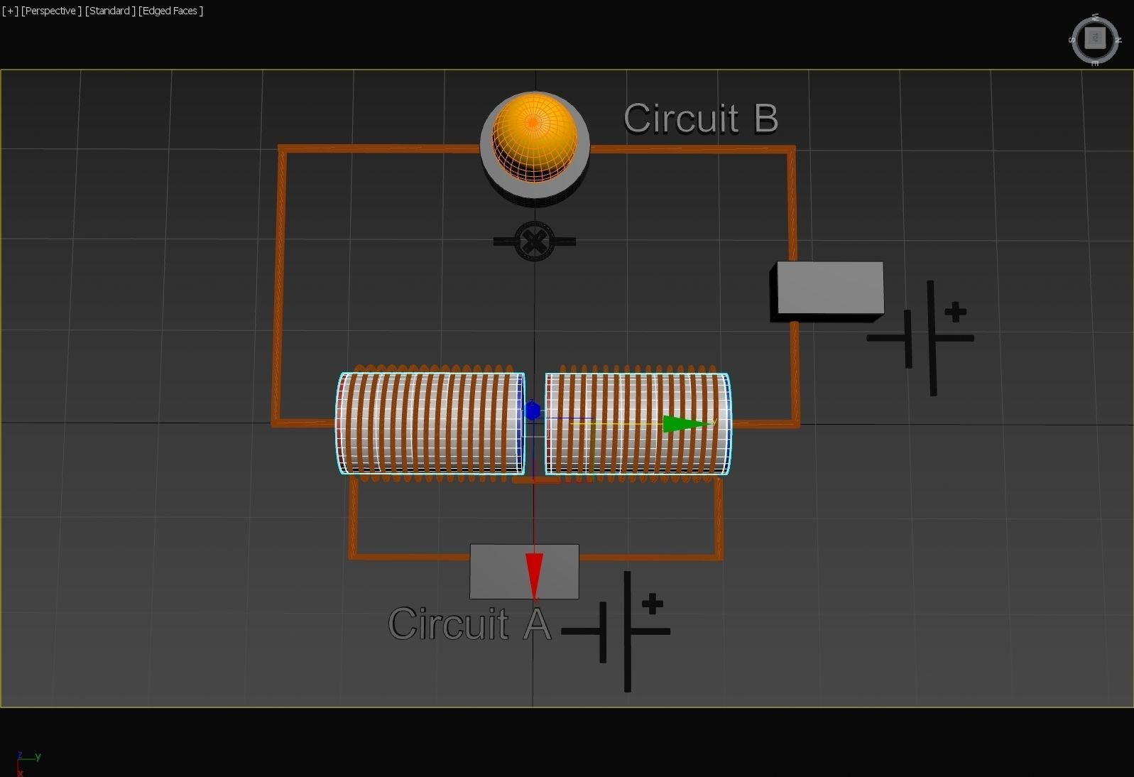 Electromagnetic Semi-Conductor Principle - Concept 3D model_9