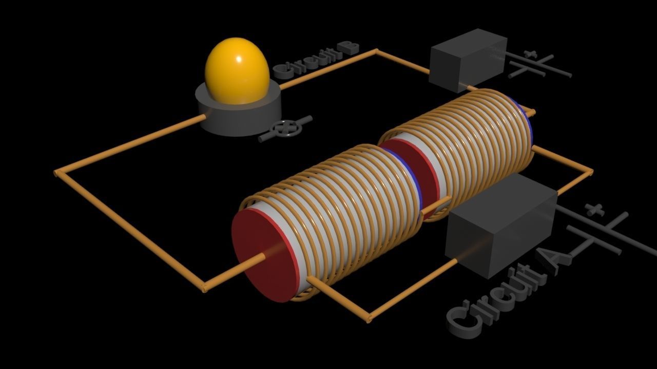 Electromagnetic Semi-Conductor Principle - Concept 3D model_15