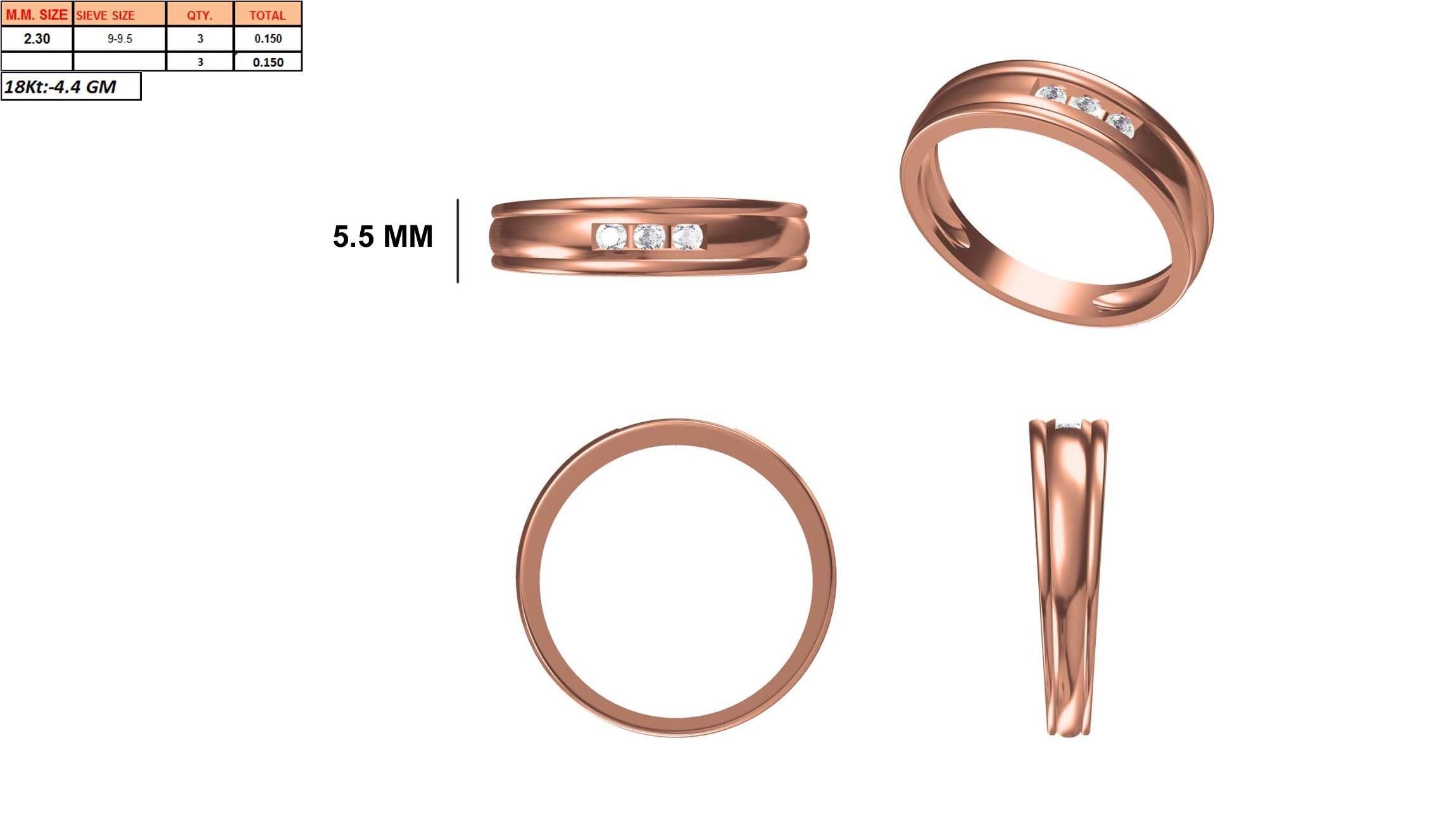 Mens Ring STL OBJ FBX JCD Details 3D print model_1