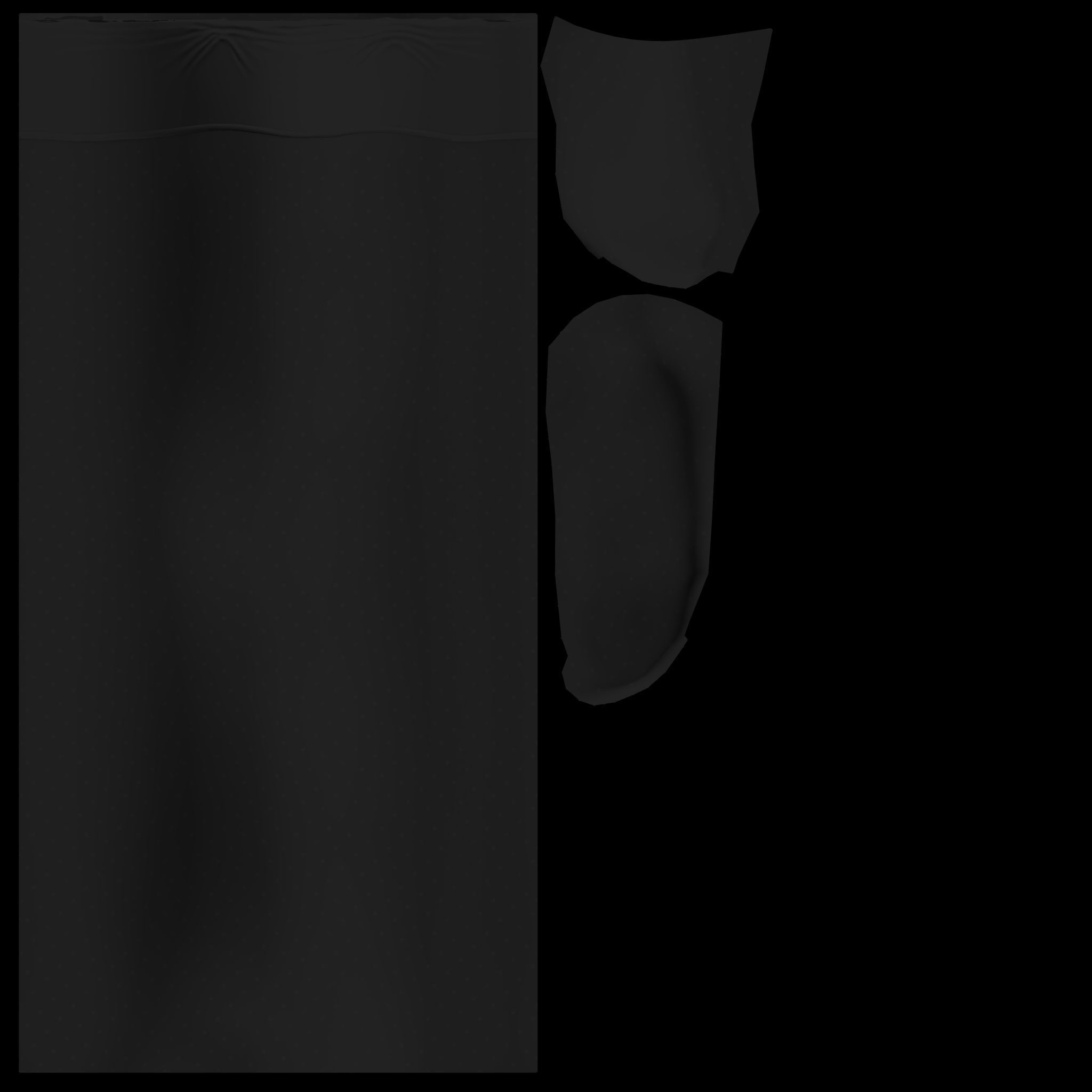 Pin Up Retro Stockings With With Red Shoes Low-poly 3D model_14