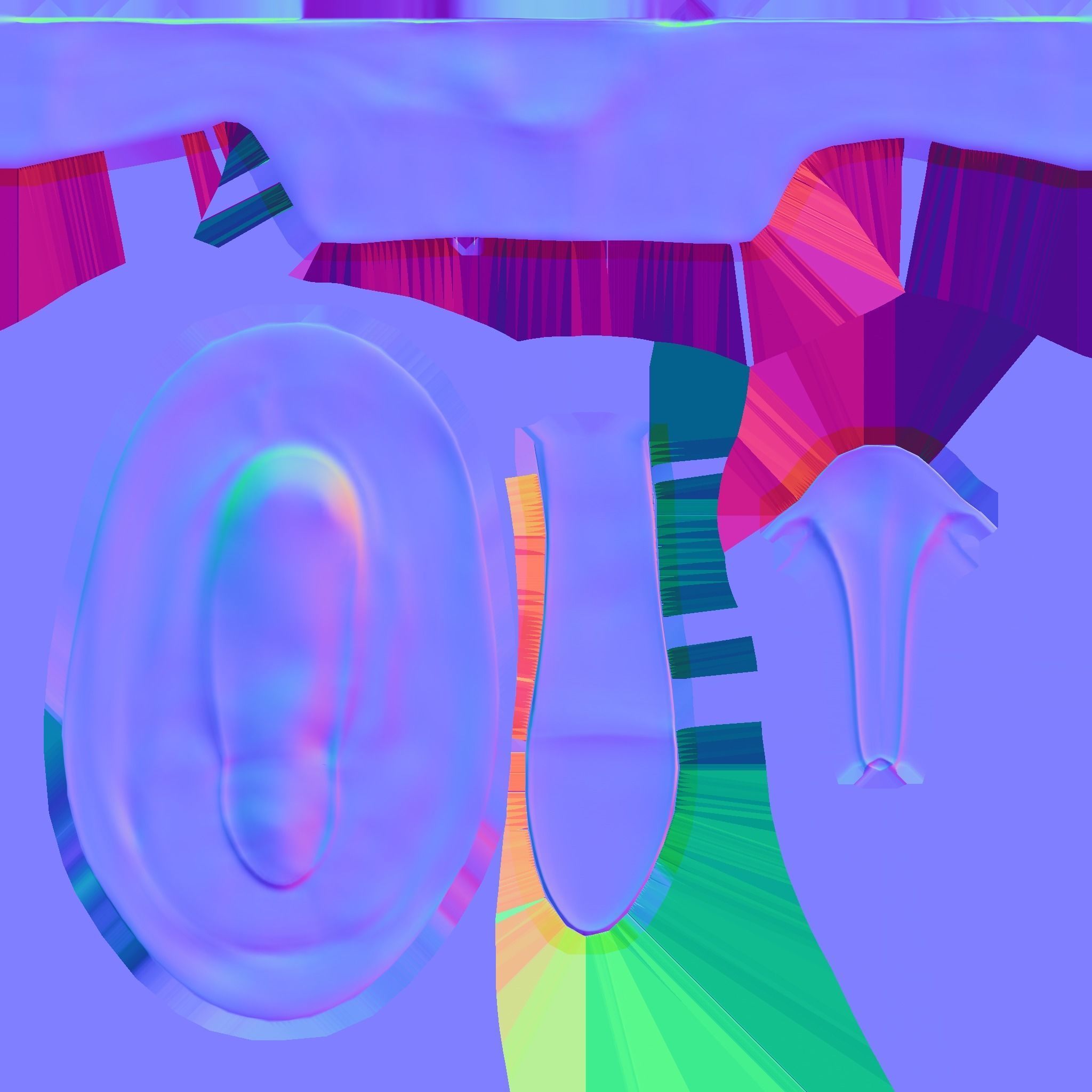 Pin Up Retro Stockings With With Red Shoes Low-poly 3D model_11