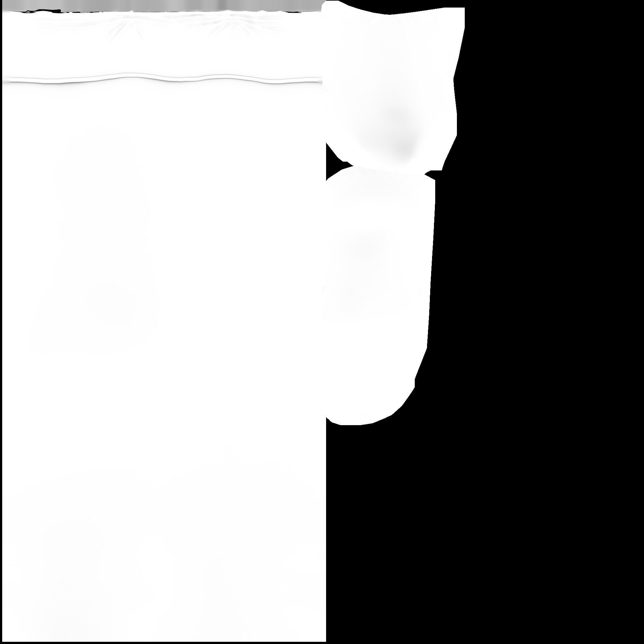 Pin Up Retro Stockings With With Red Shoes Low-poly 3D model_16