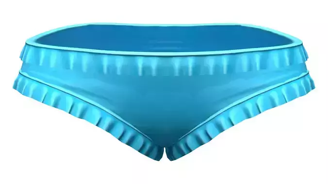 Frill Retro Pin Up Underwear