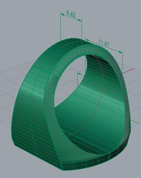 TV ring 3D print model_5
