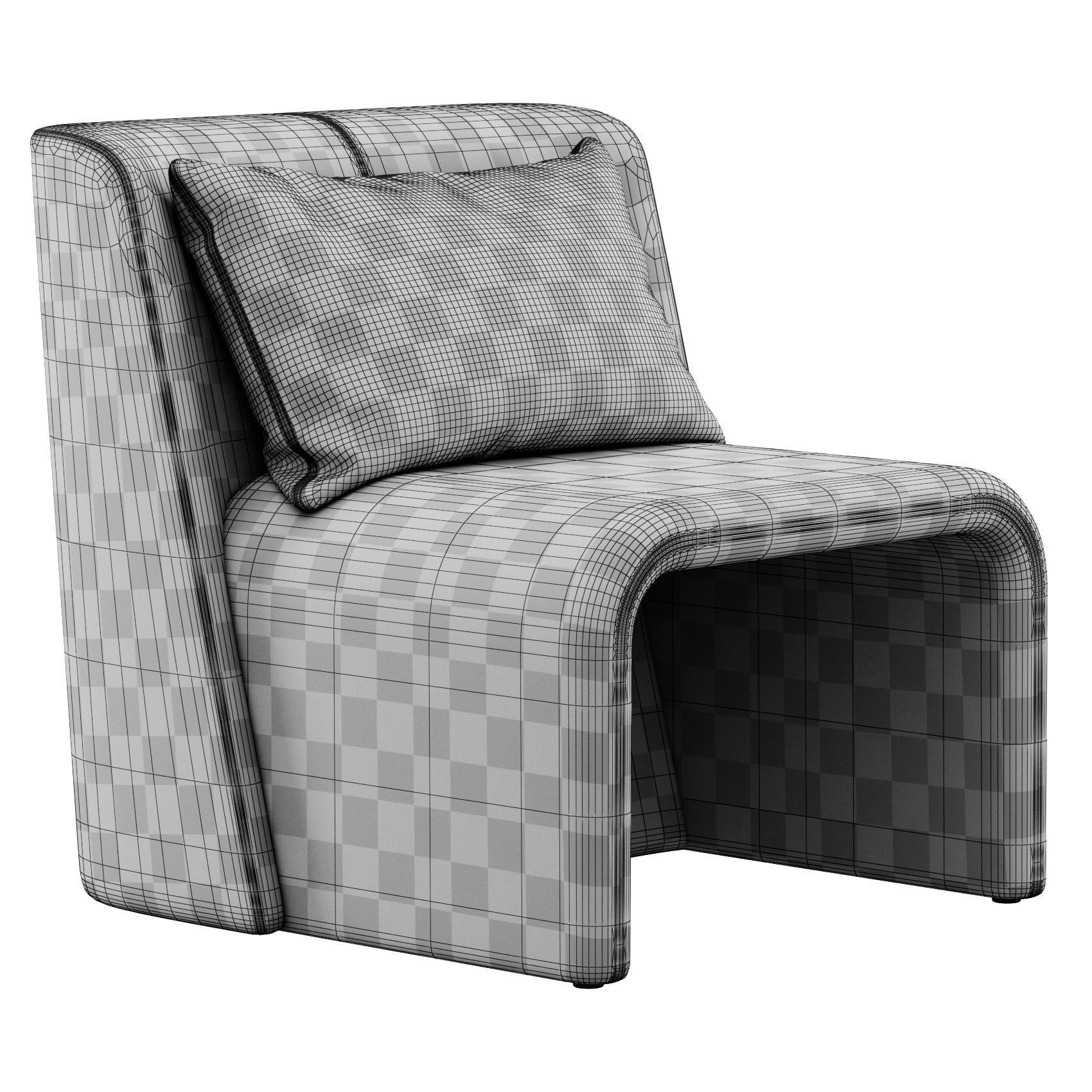 Legacy Armchair by Domkapa 3D model_4