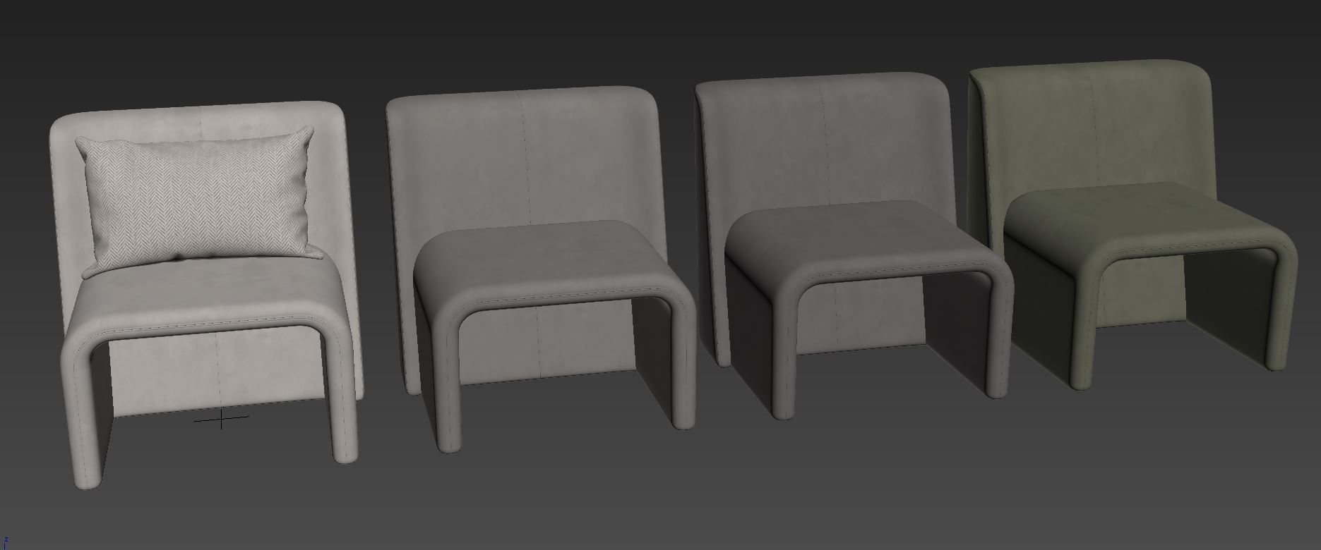 Legacy Armchair by Domkapa 3D model_5