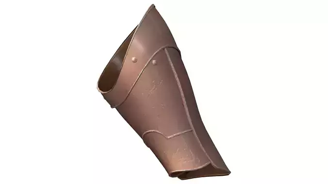 Roman Soldier Forearm Guard Low-poly 3D model