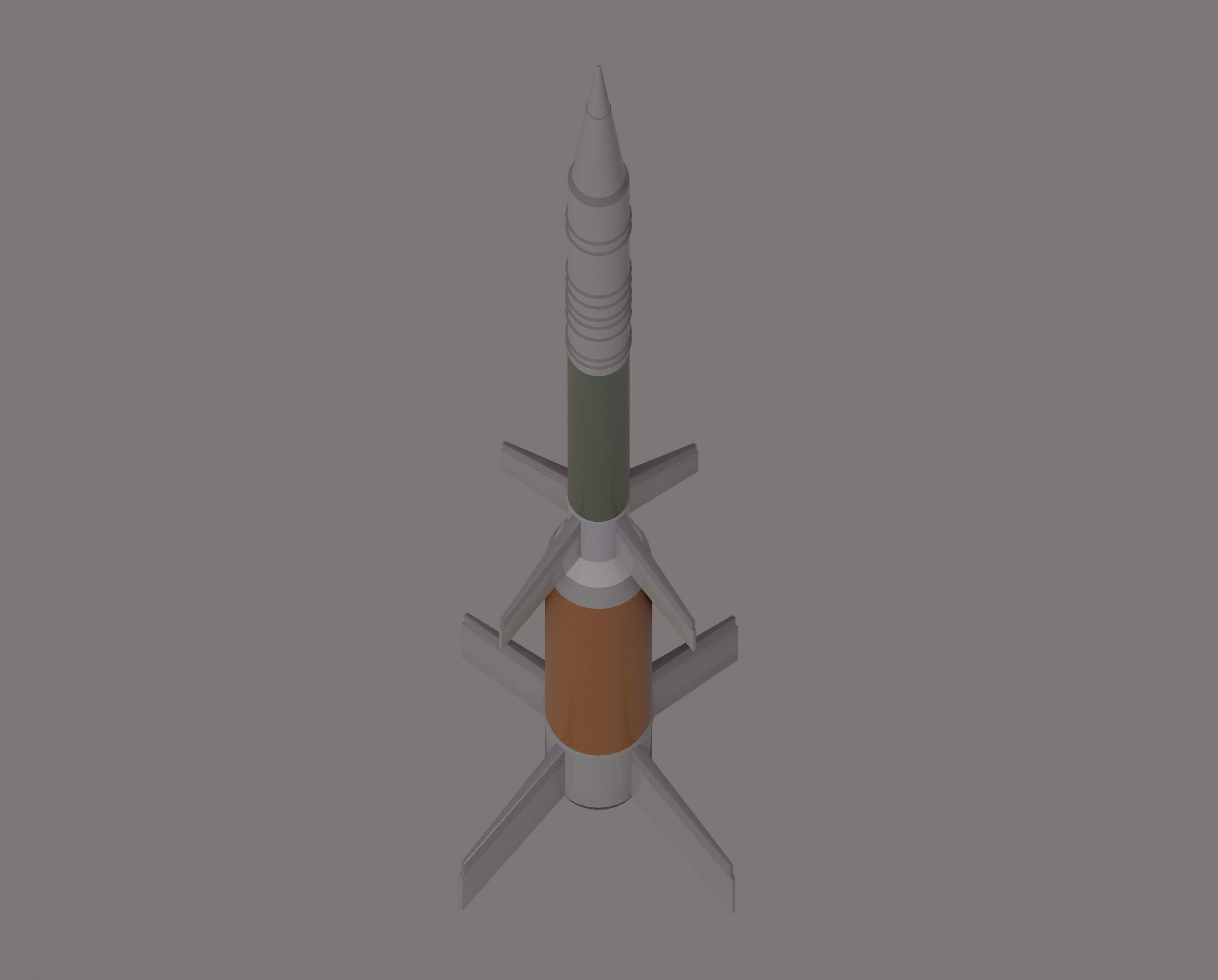 Missile 3D model_6