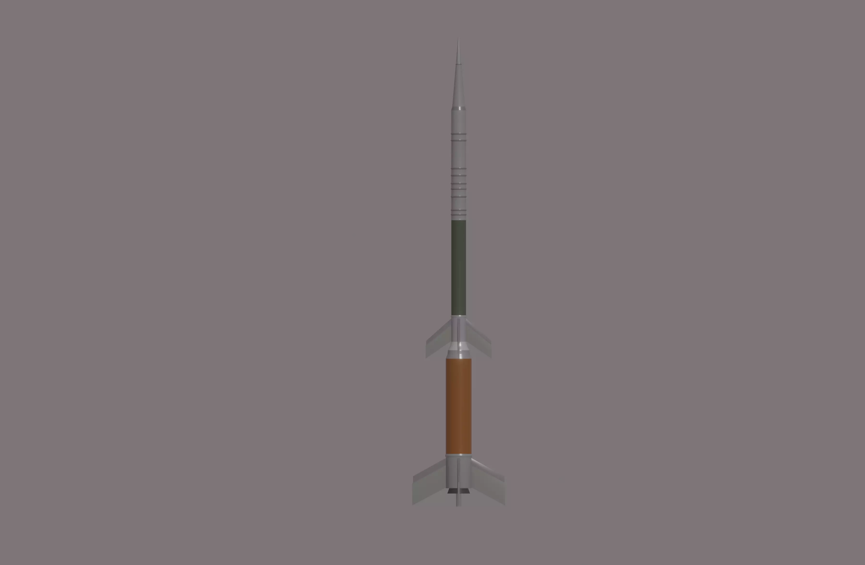 Missile 3D model_0