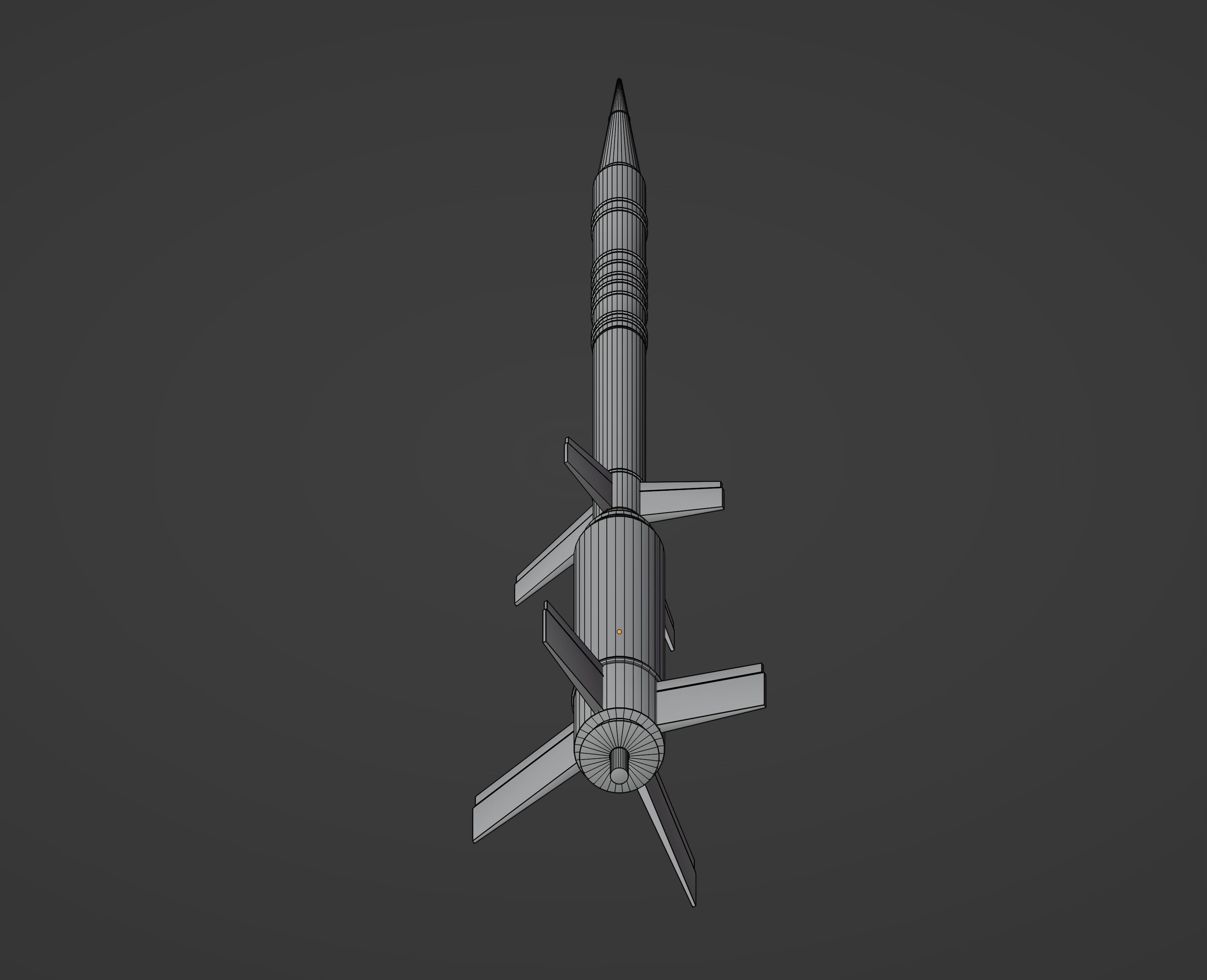 Missile 3D model_16