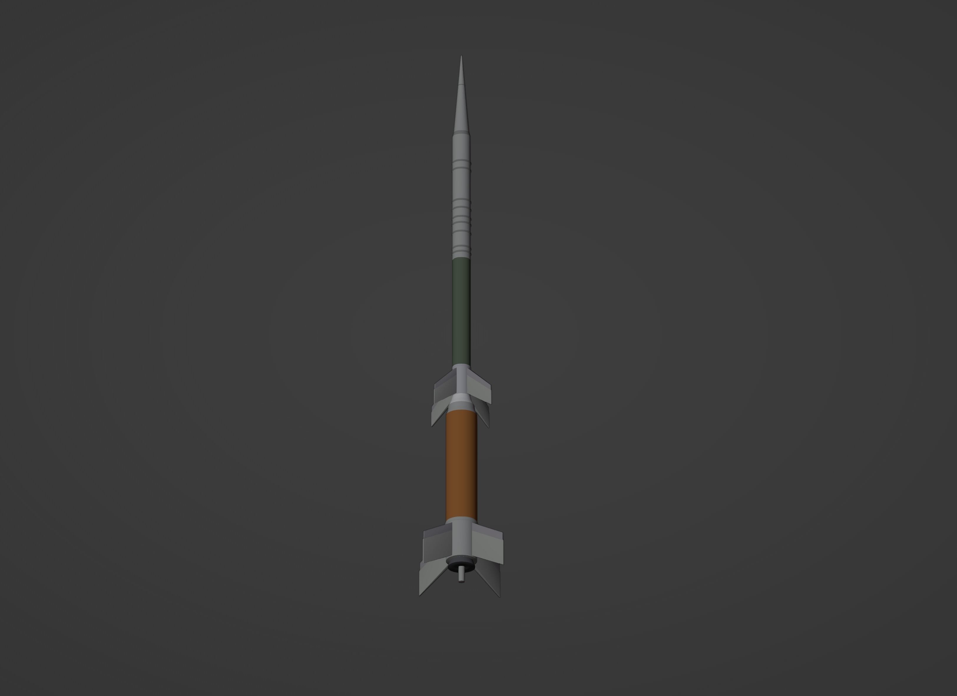 Missile 3D model_9