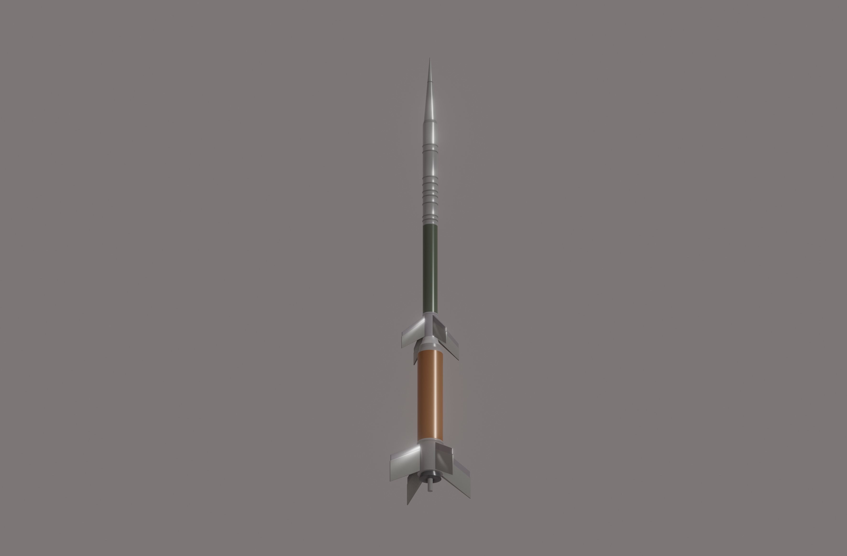 Missile 3D model_3