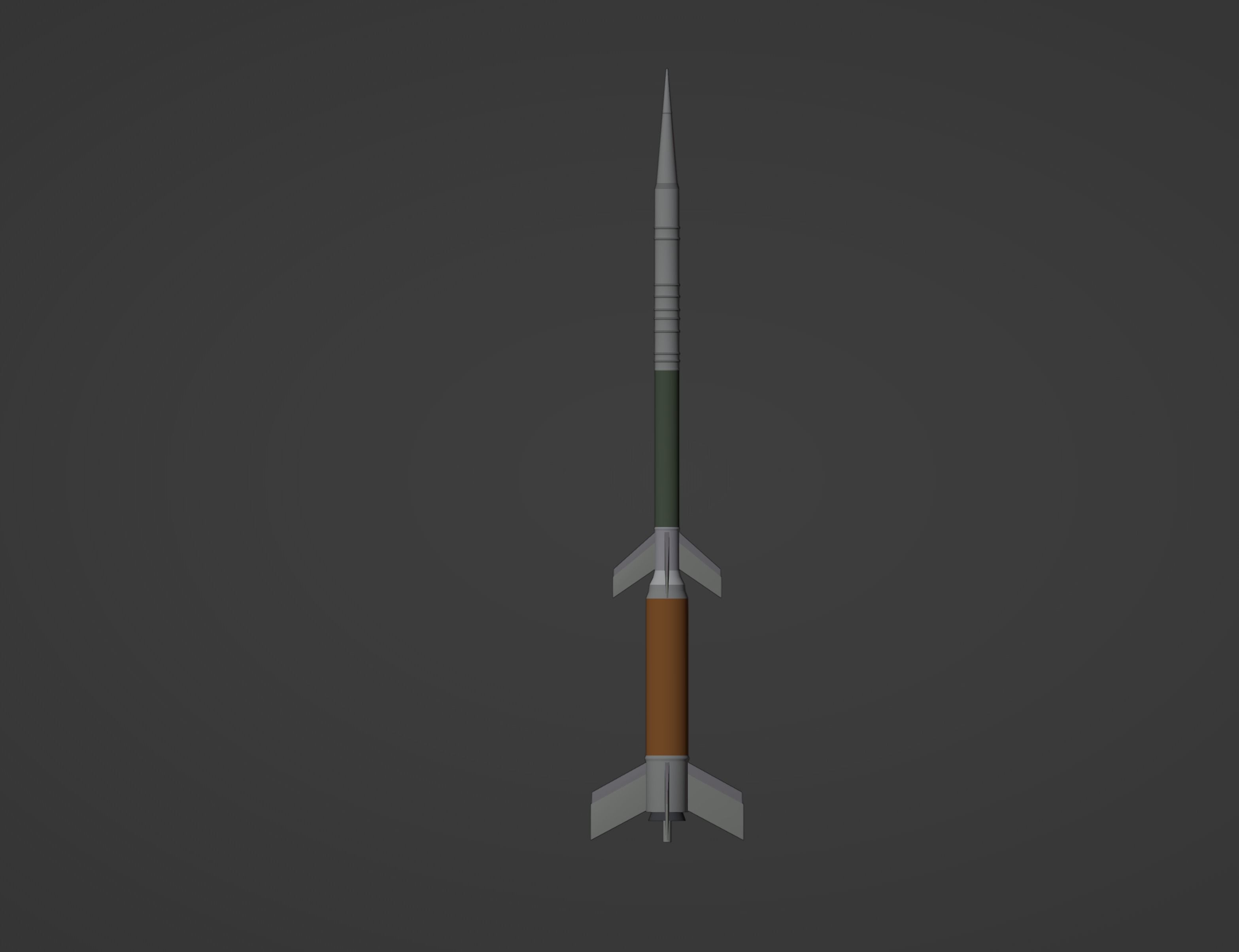 Missile 3D model_8