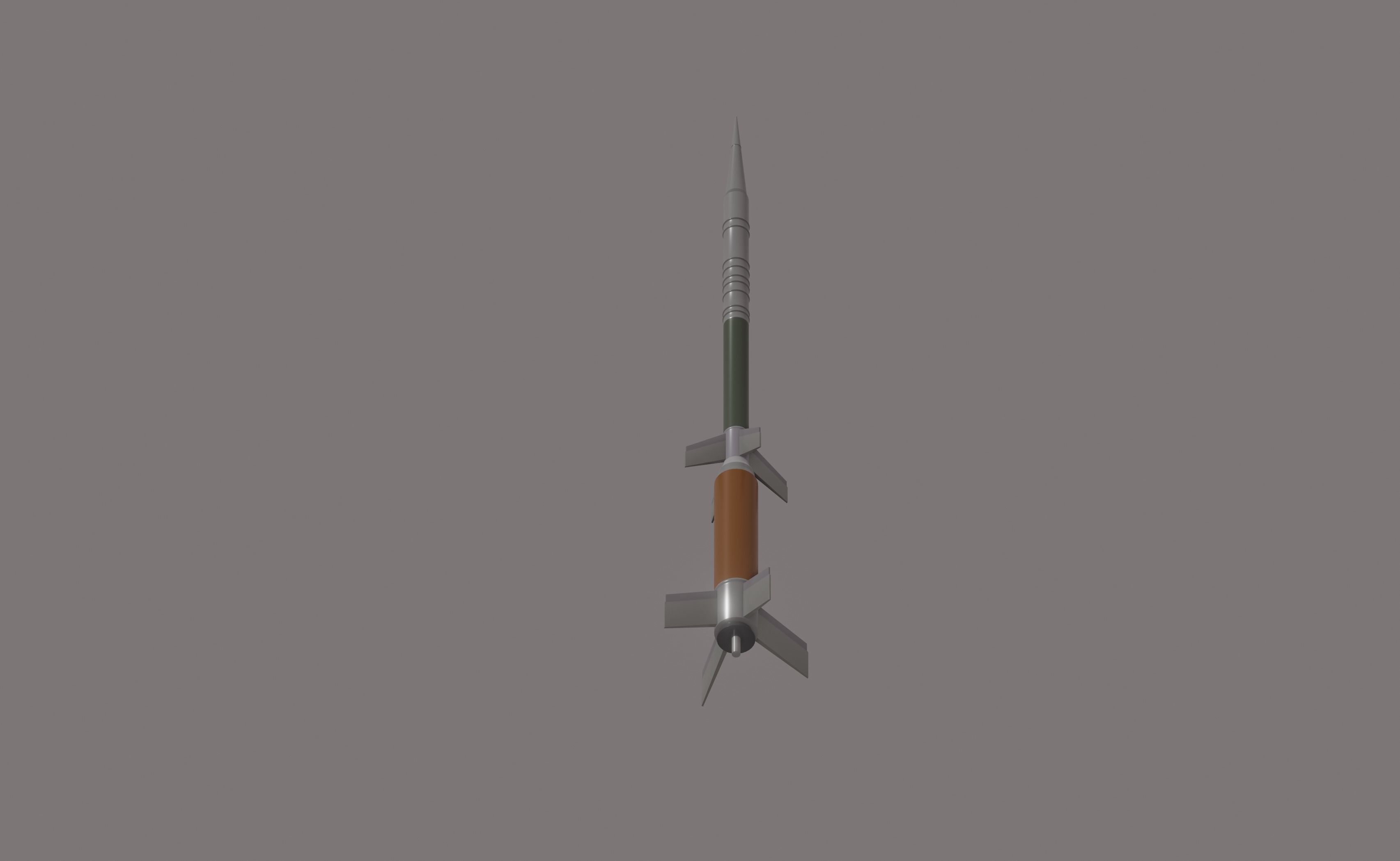Missile 3D model_2