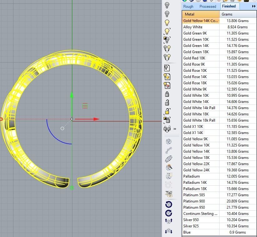 Rings Hermes  3D print model_6