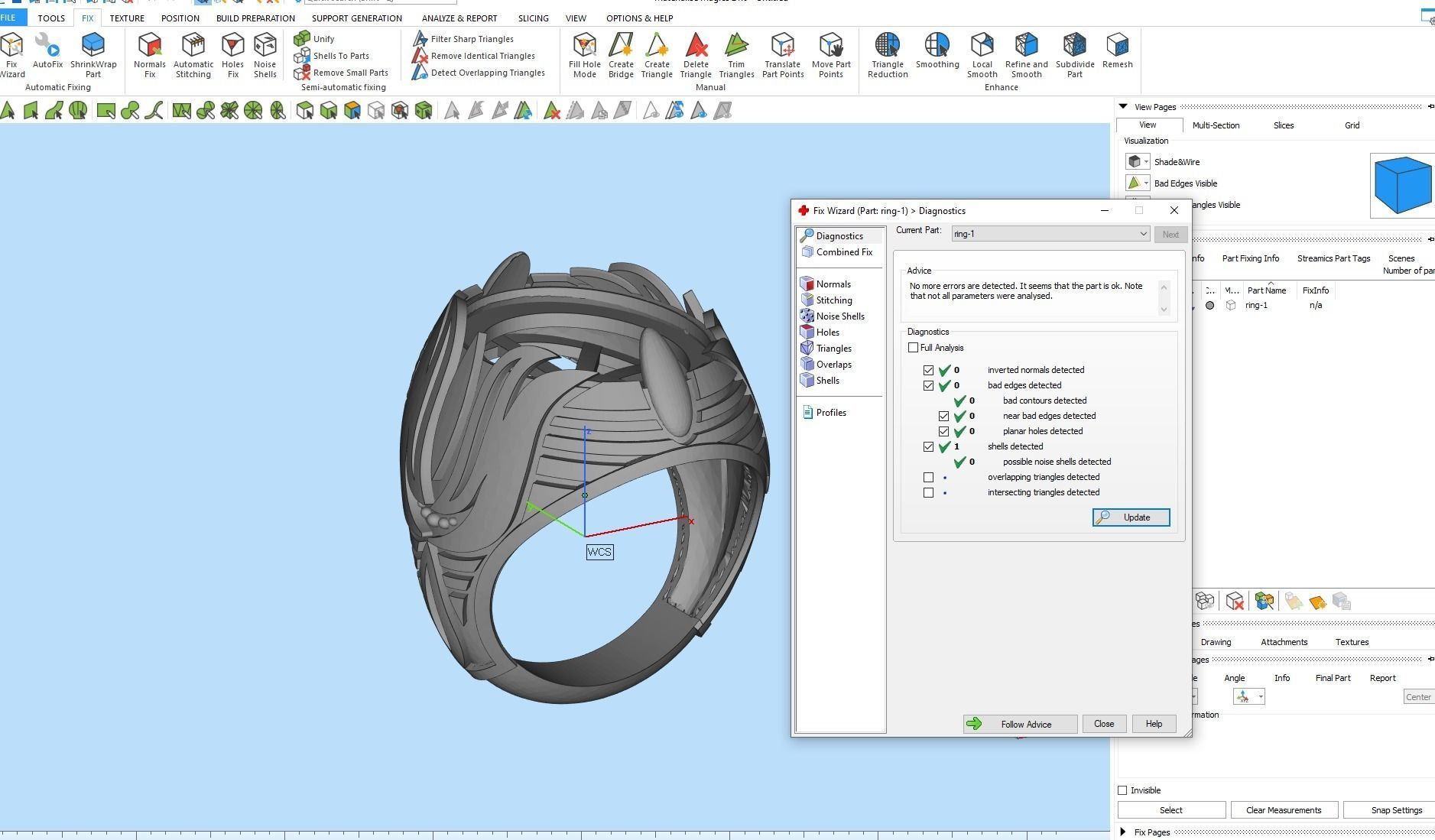 Turkish Antique-Inspired Ring  3D Printable Design 3D print model_6