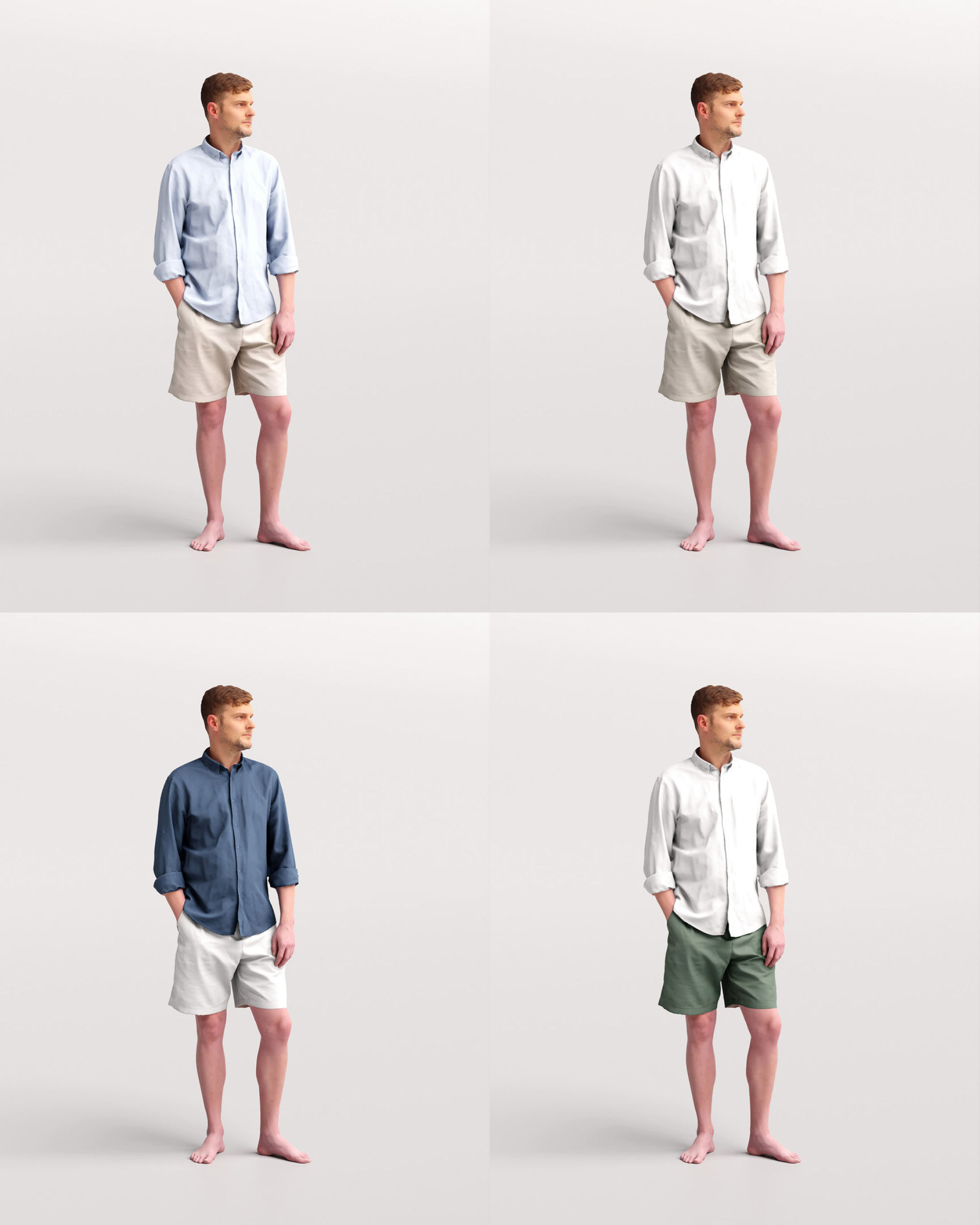 Humano 12- Collection 2207 - YACHT PEOPLE - 12 x 3D models 3D model_21