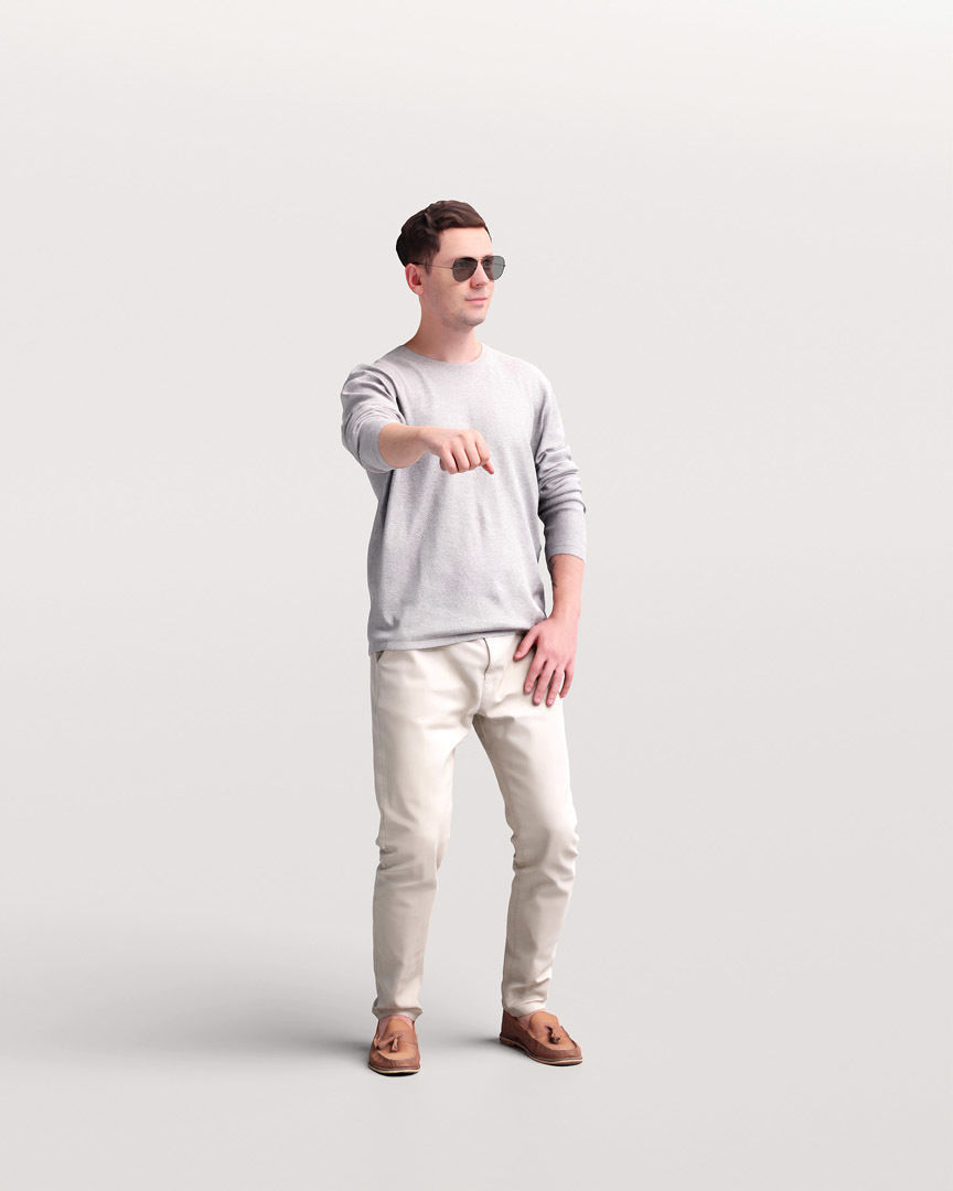 Humano 12- Collection 2207 - YACHT PEOPLE - 12 x 3D models 3D model_4