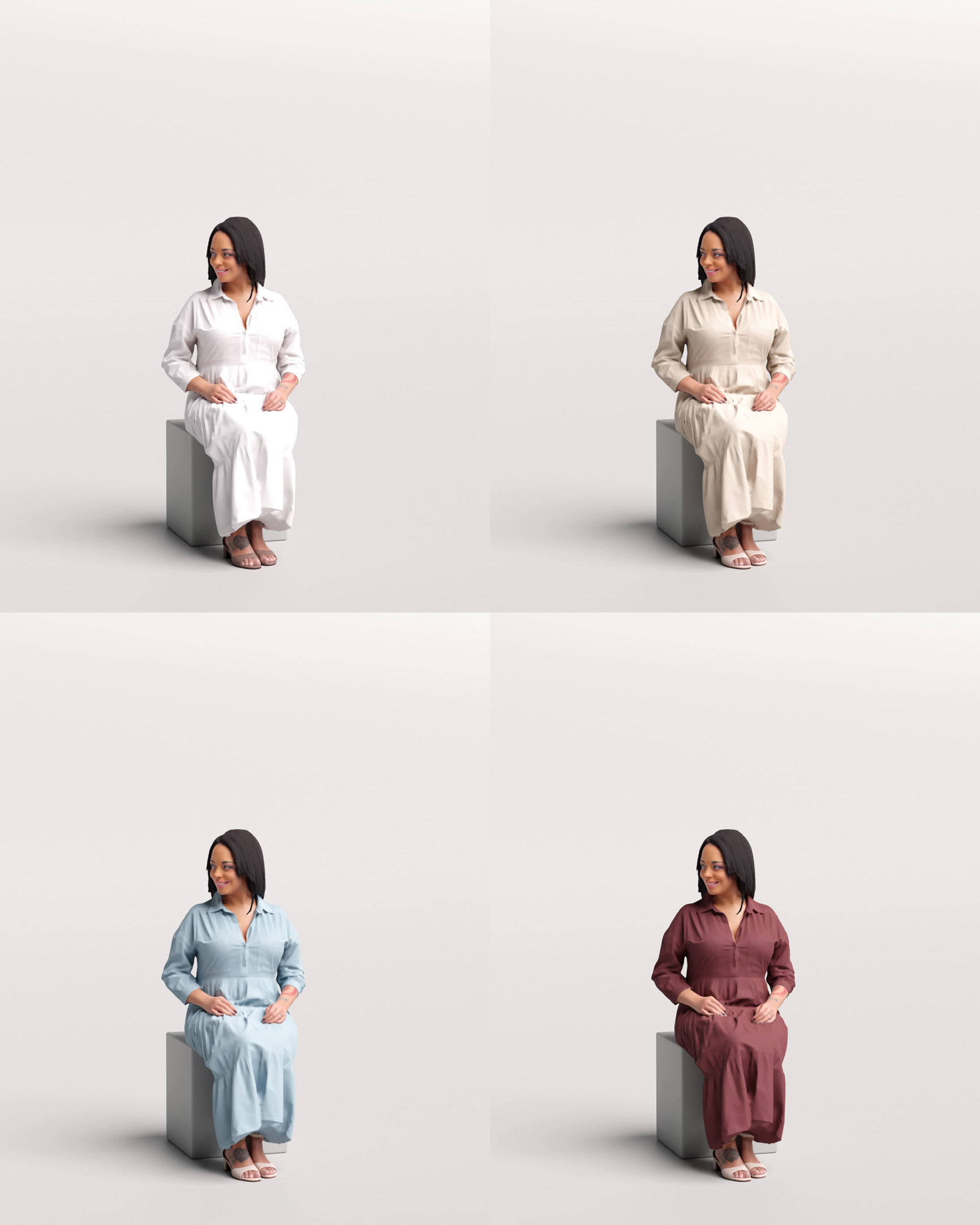 Humano 12- Collection 2207 - YACHT PEOPLE - 12 x 3D models 3D model_20