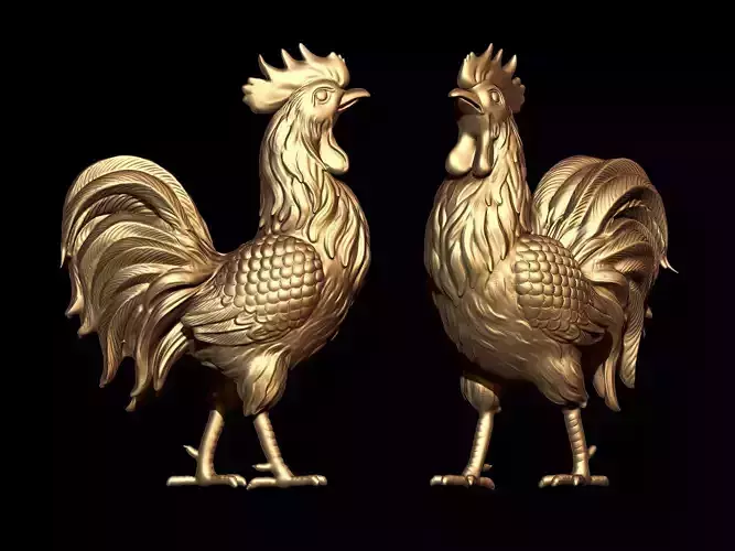 Rooster 3D model 