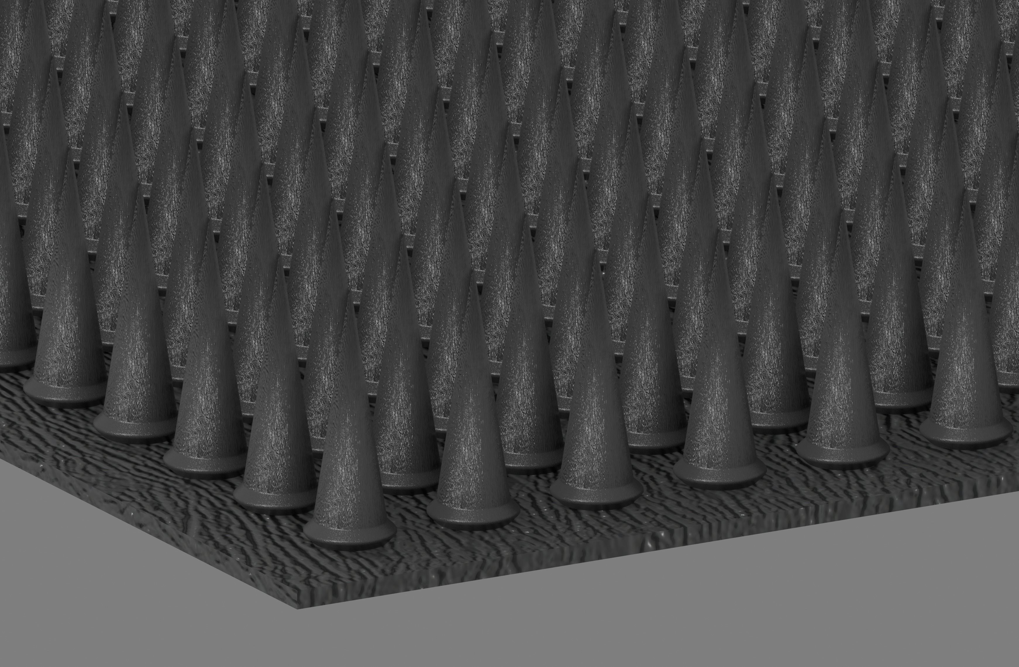 Spiky Floor 3D model_7