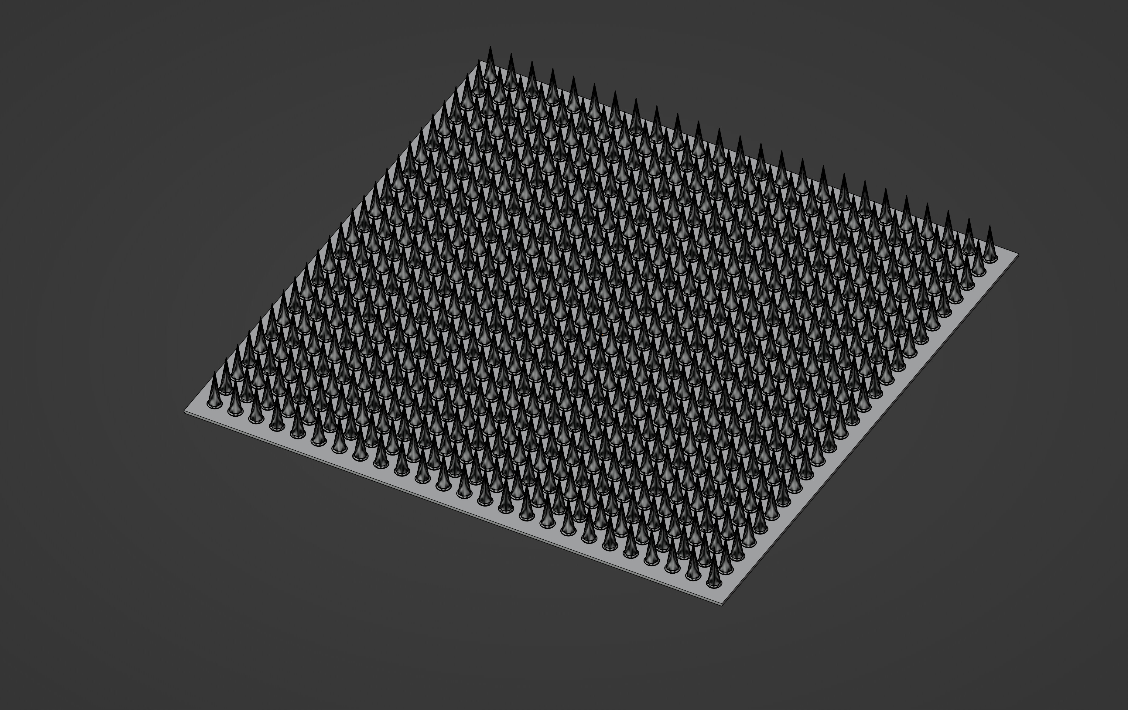 Spiky Floor 3D model_12