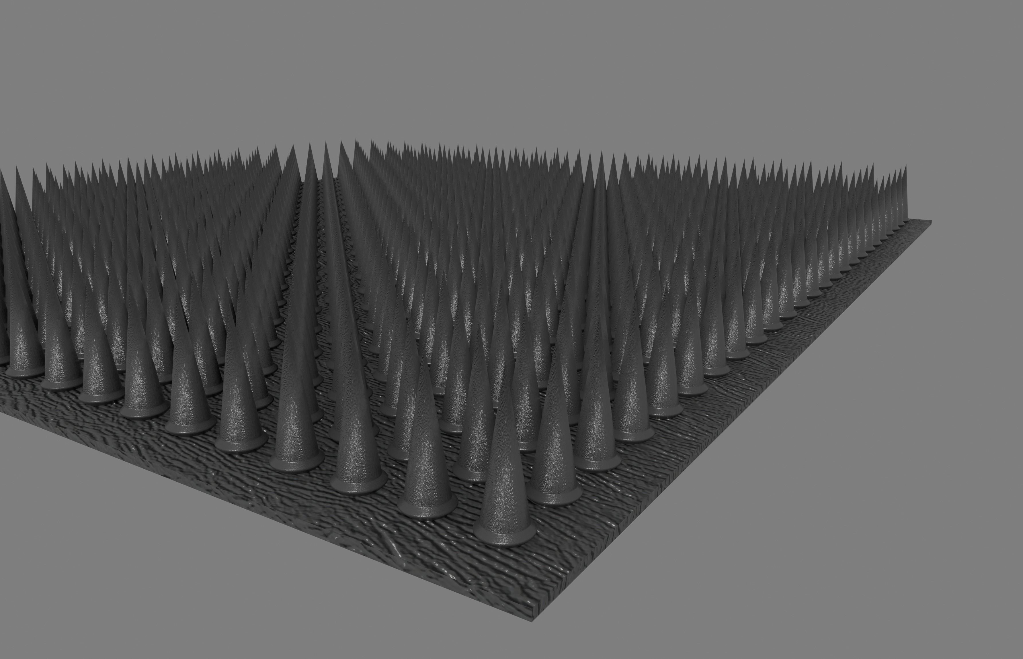 Spiky Floor 3D model_9
