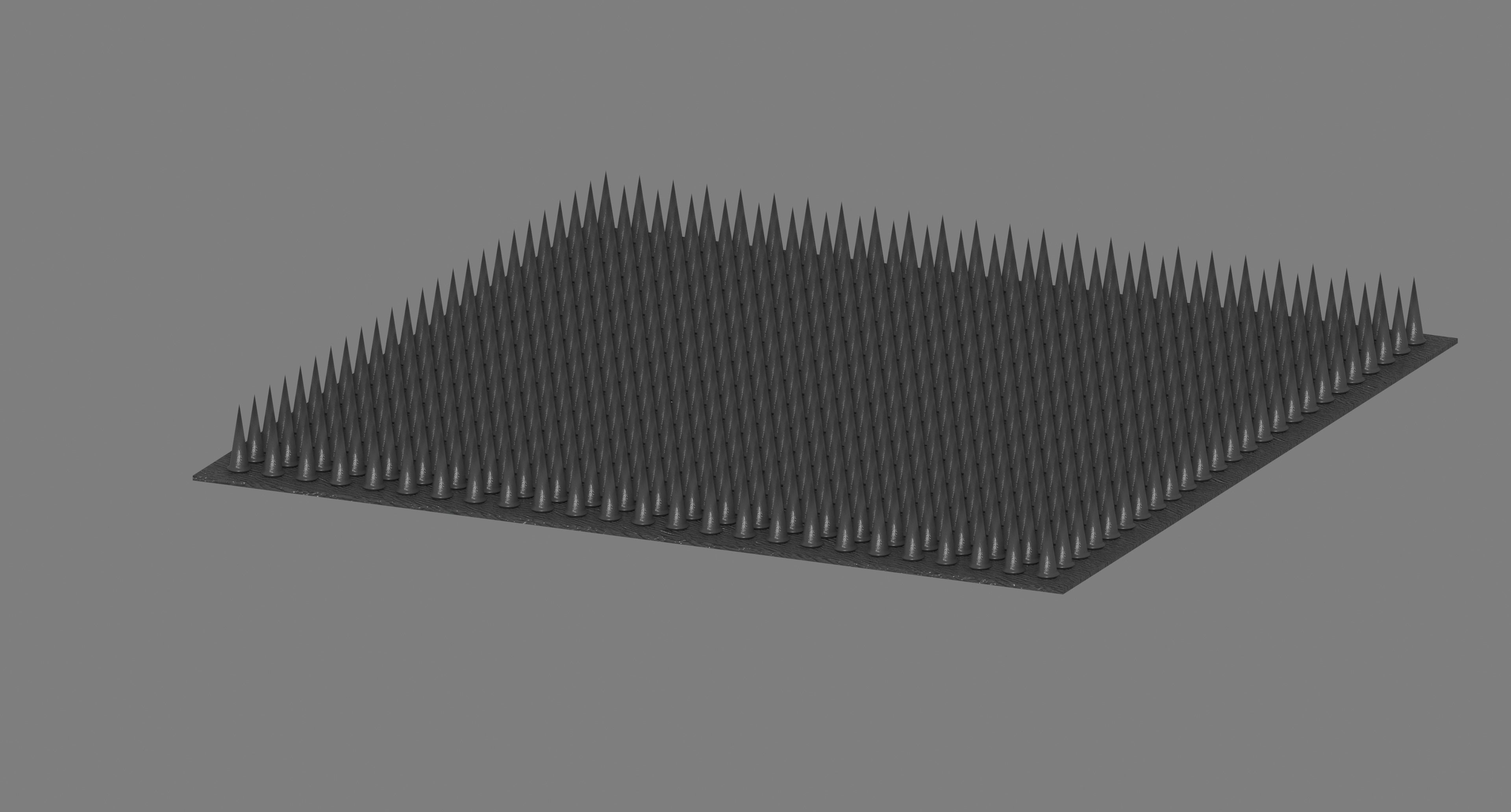 Spiky Floor 3D model_2