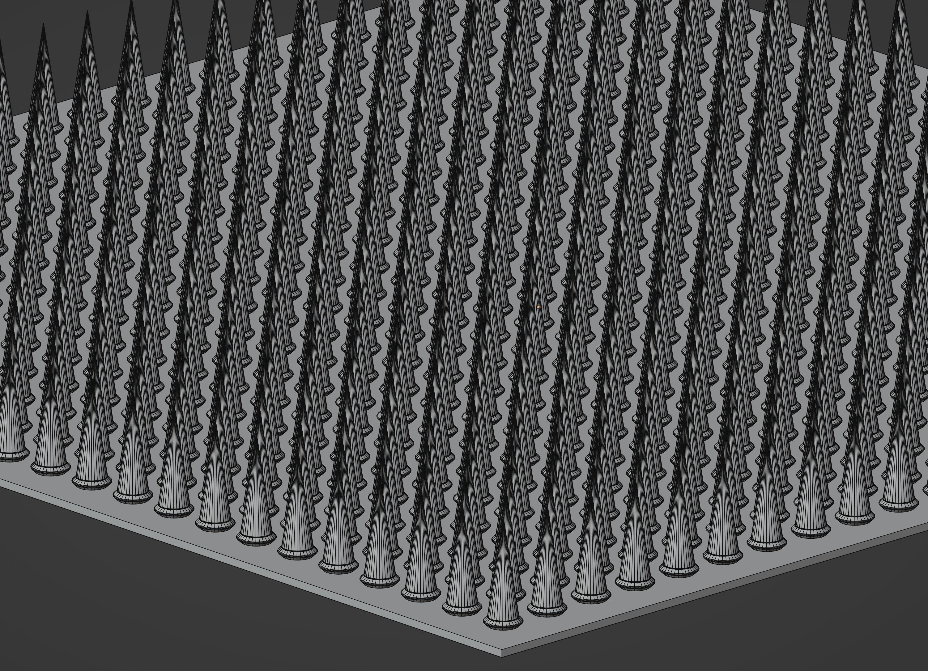 Spiky Floor 3D model_14