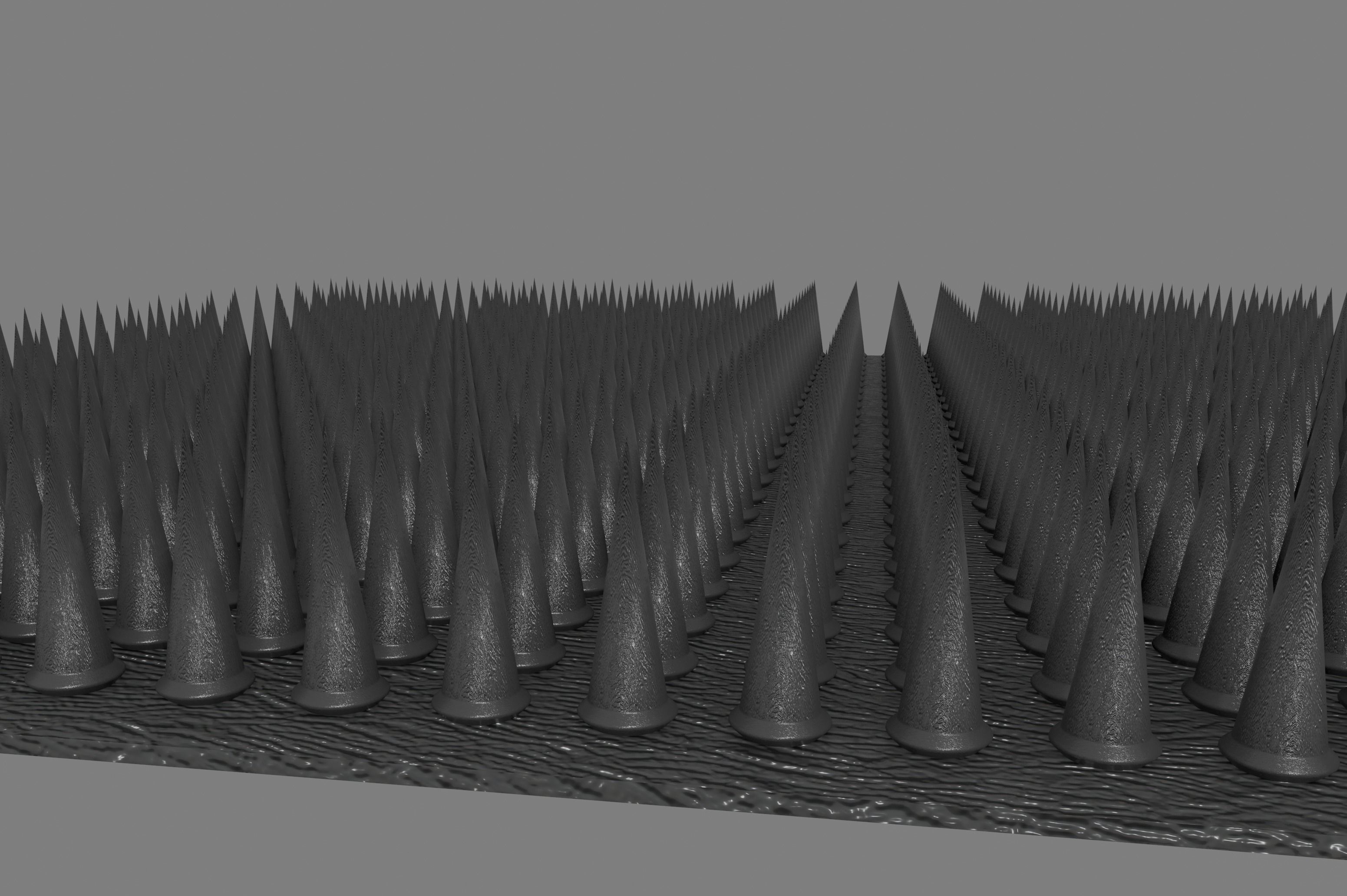 Spiky Floor 3D model_10