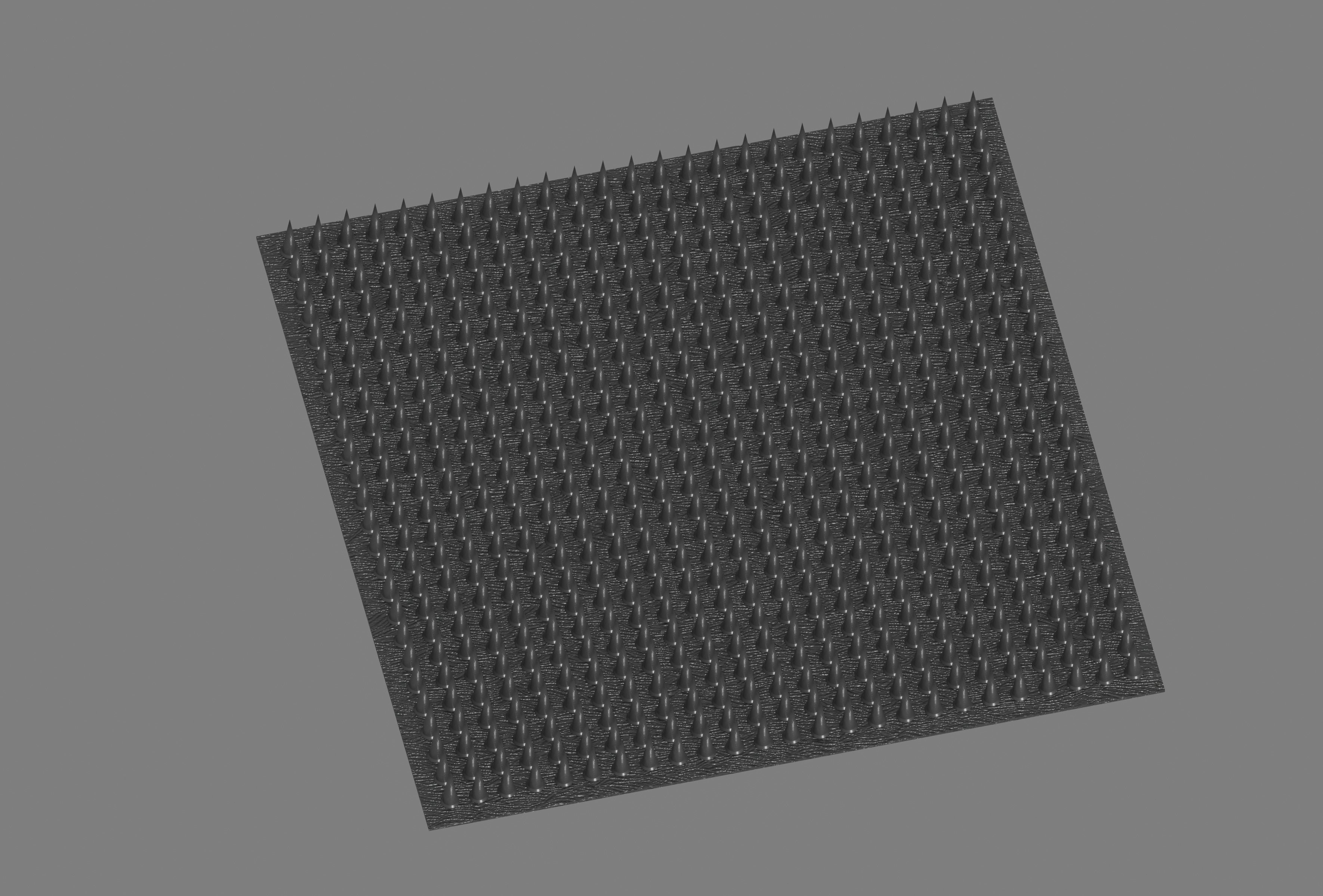 Spiky Floor 3D model_5