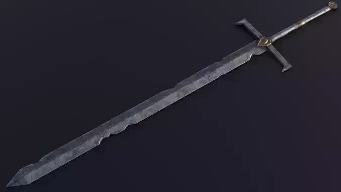 Sword 03 Low-poly 3D model
