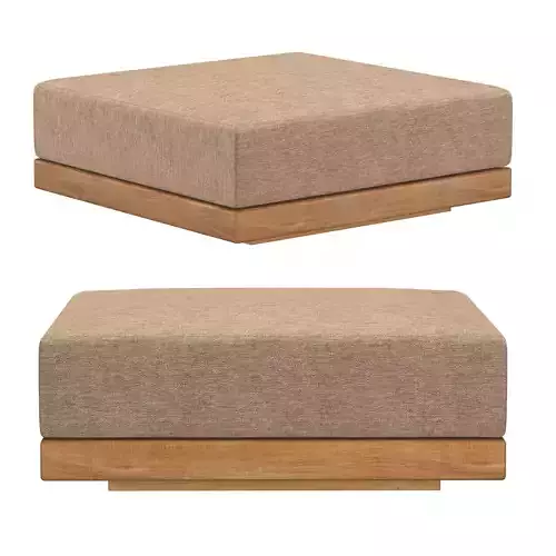 CORTONA TEAK MODULAR OTTOMAN