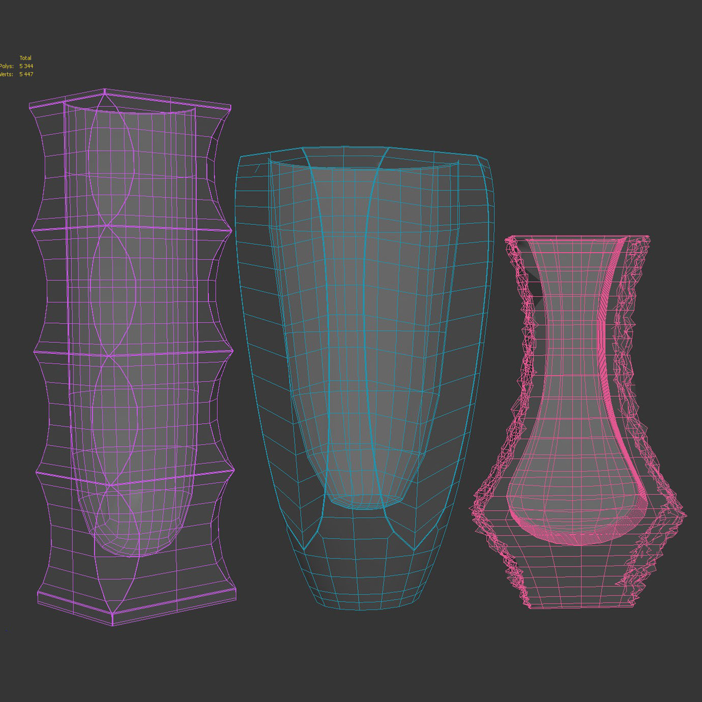 Vases Mandruzzato Murano 3D model_6
