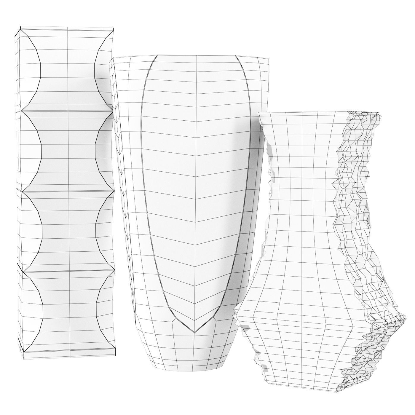 Vases Mandruzzato Murano 3D model_4