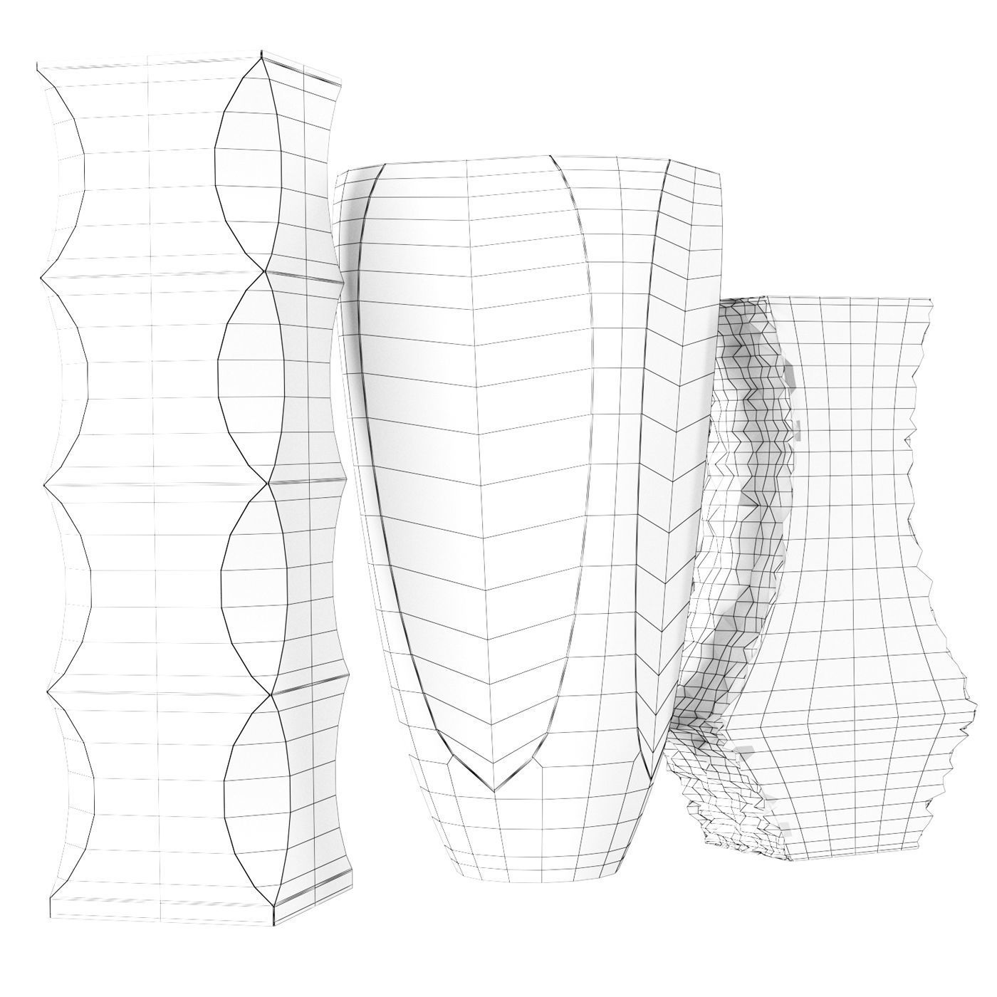 Vases Mandruzzato Murano 3D model_5