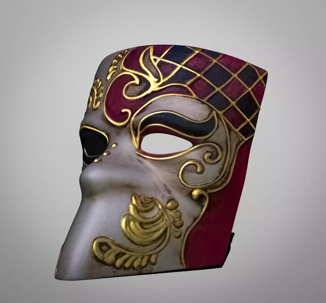 Venetian Mask - Bauta 3D print model_0
