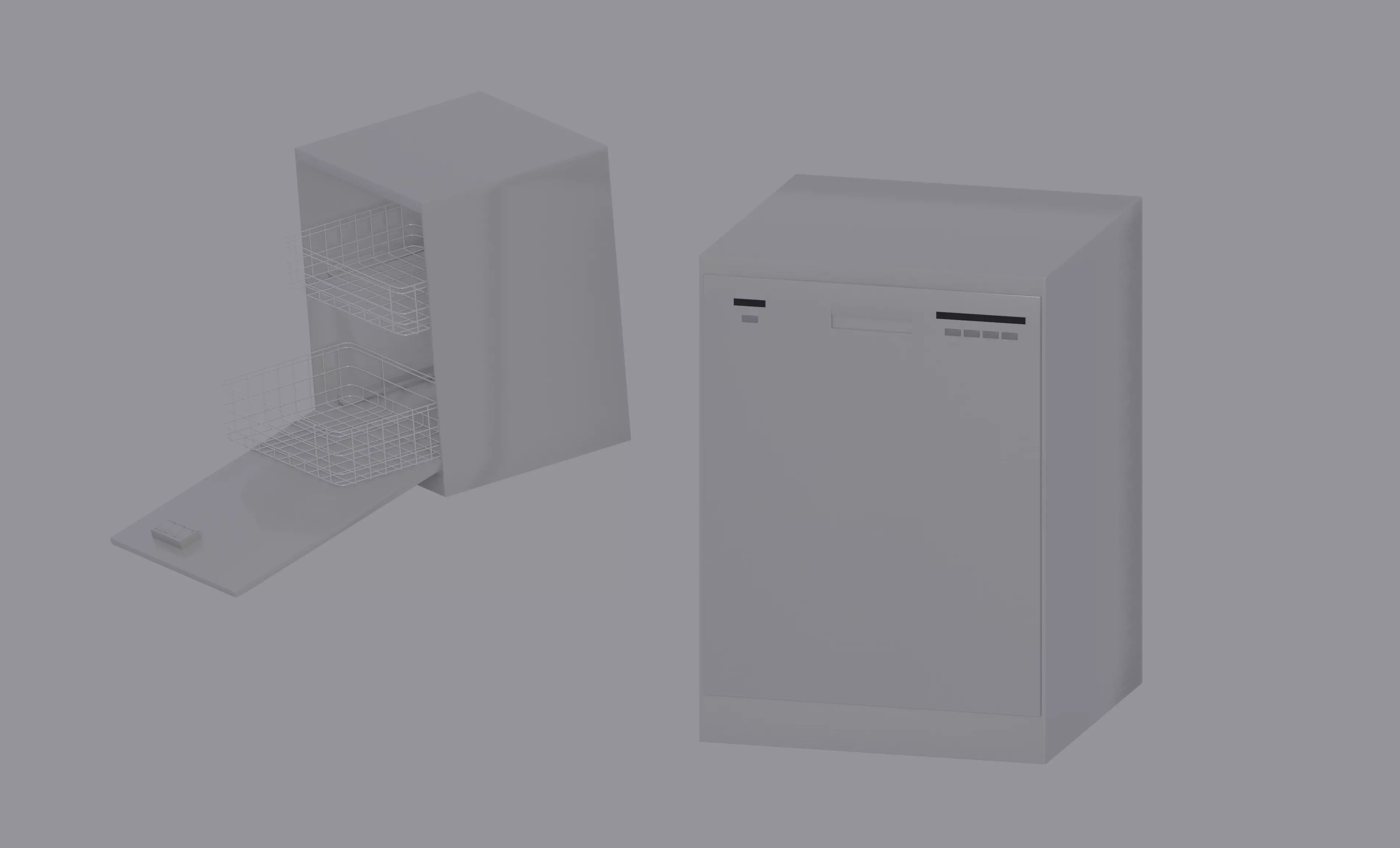 Dishwasher 3D model