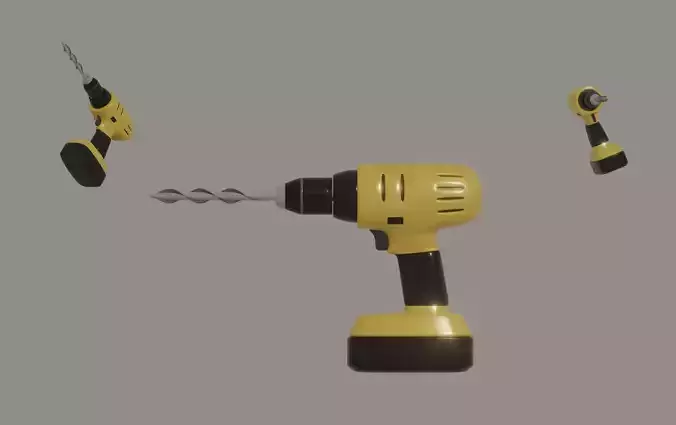 Power Drill 3D model
