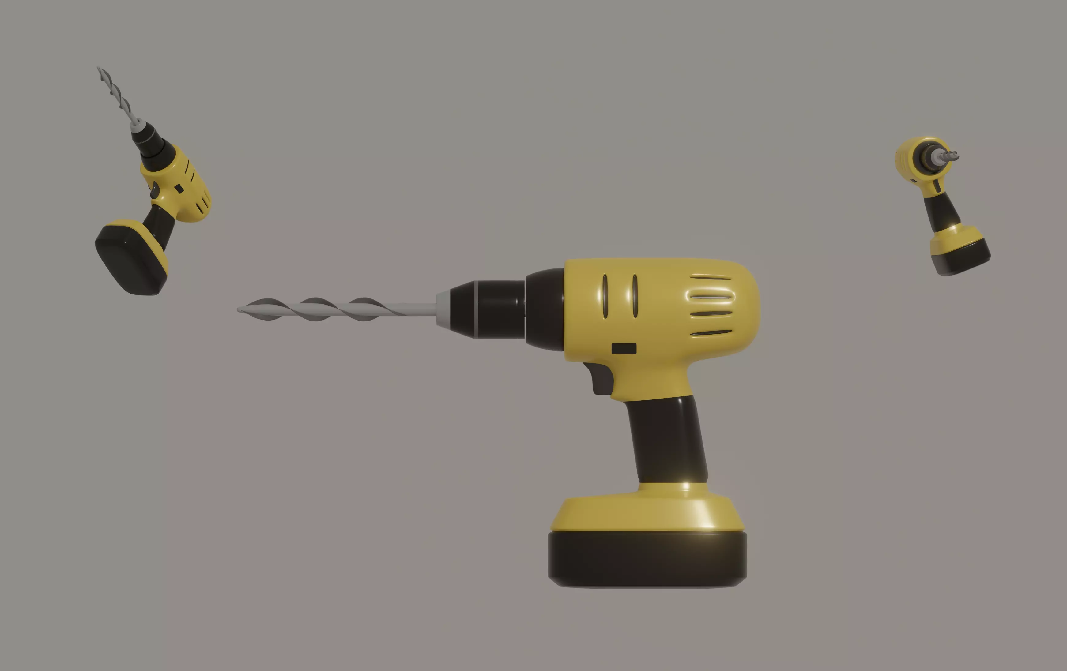 Power Drill 3D model