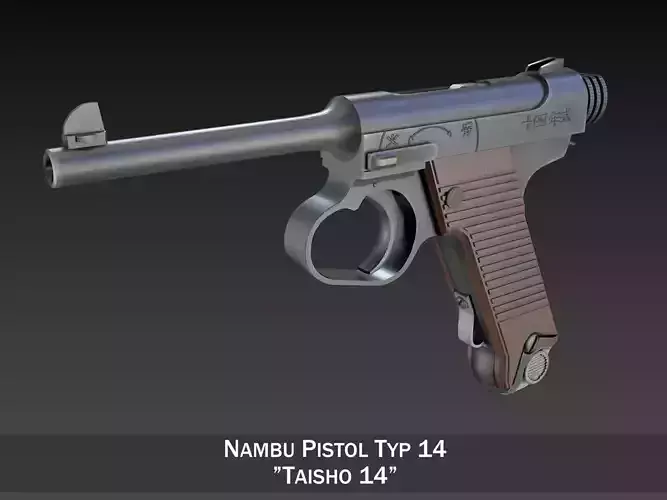 Nambu Pistol Typ14 - Taisho 14