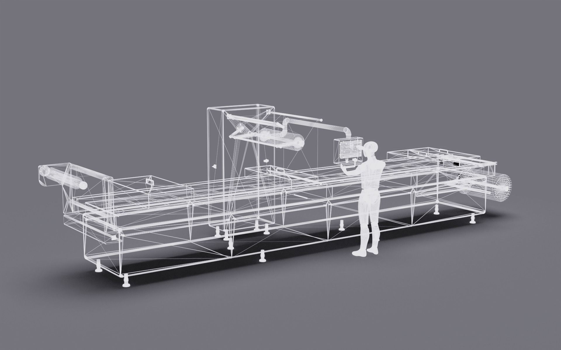Packaging machine v2 3D model_22