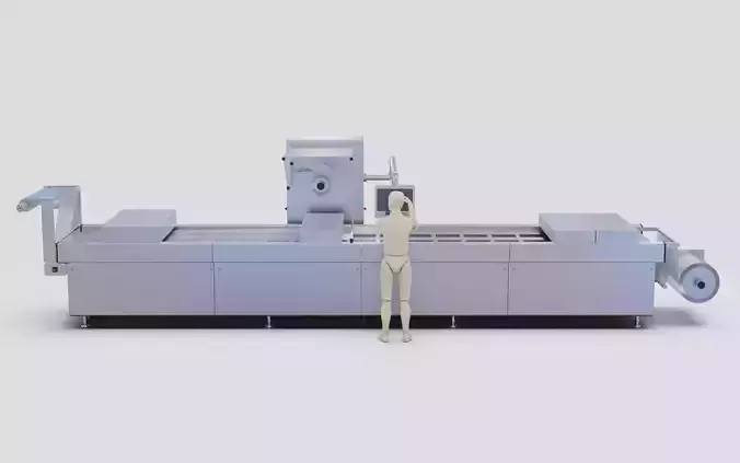 Packaging machine v2 3D model