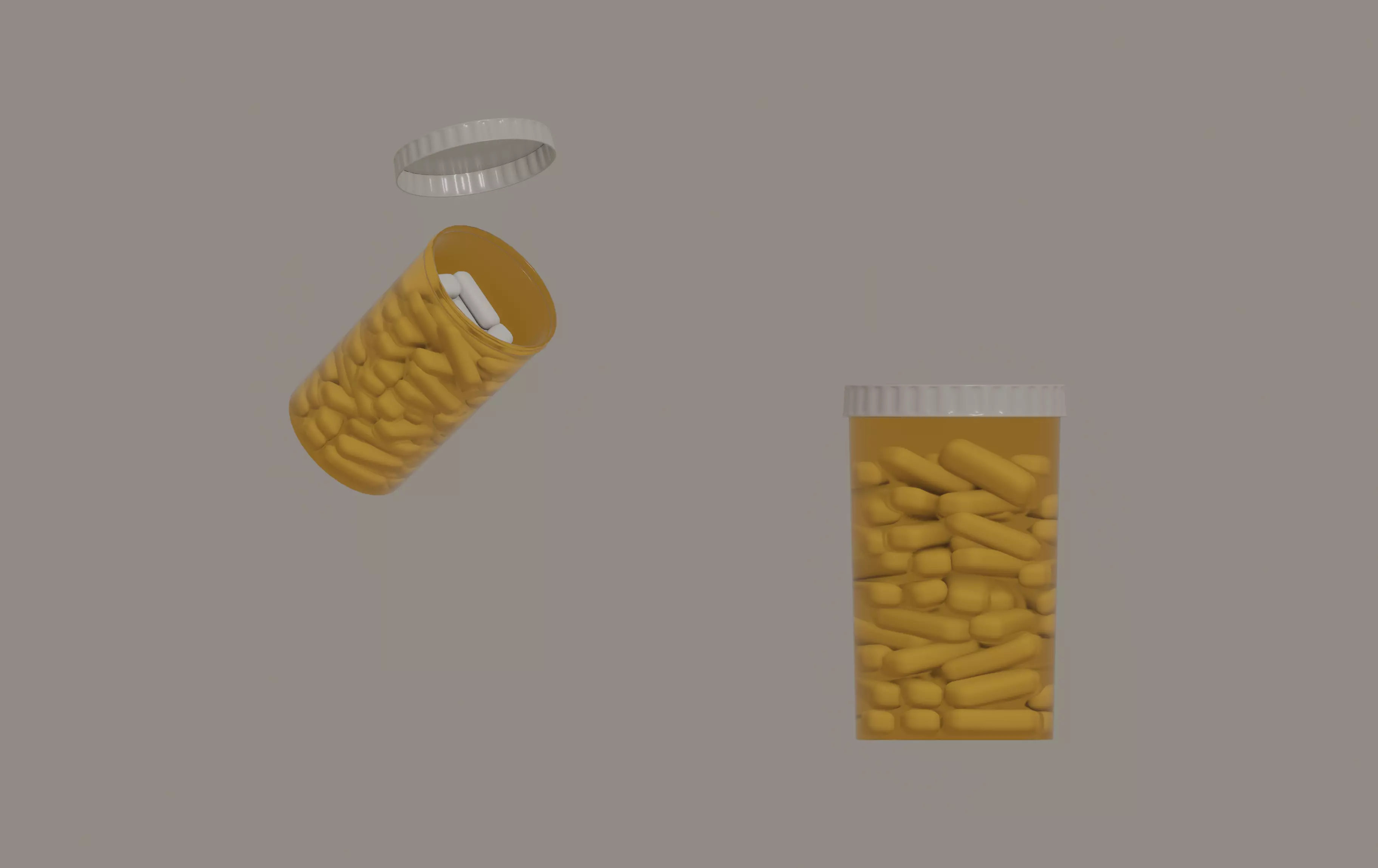 Pill Bottle 3D model