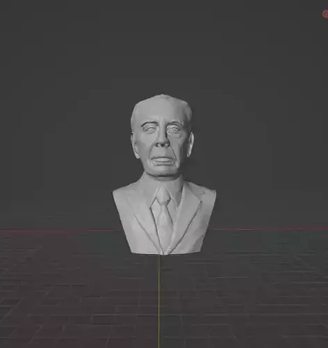 Jorge Luis Borges 3D print model
