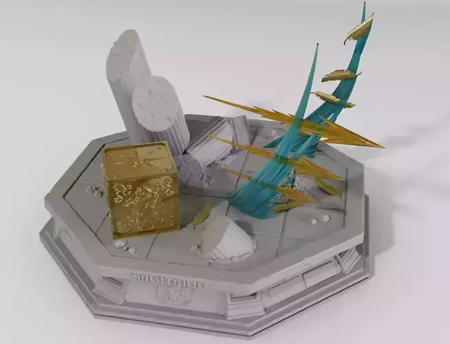 BASE PARA FIGURA SAGITARIO - SAINT SEIYA 3D print model